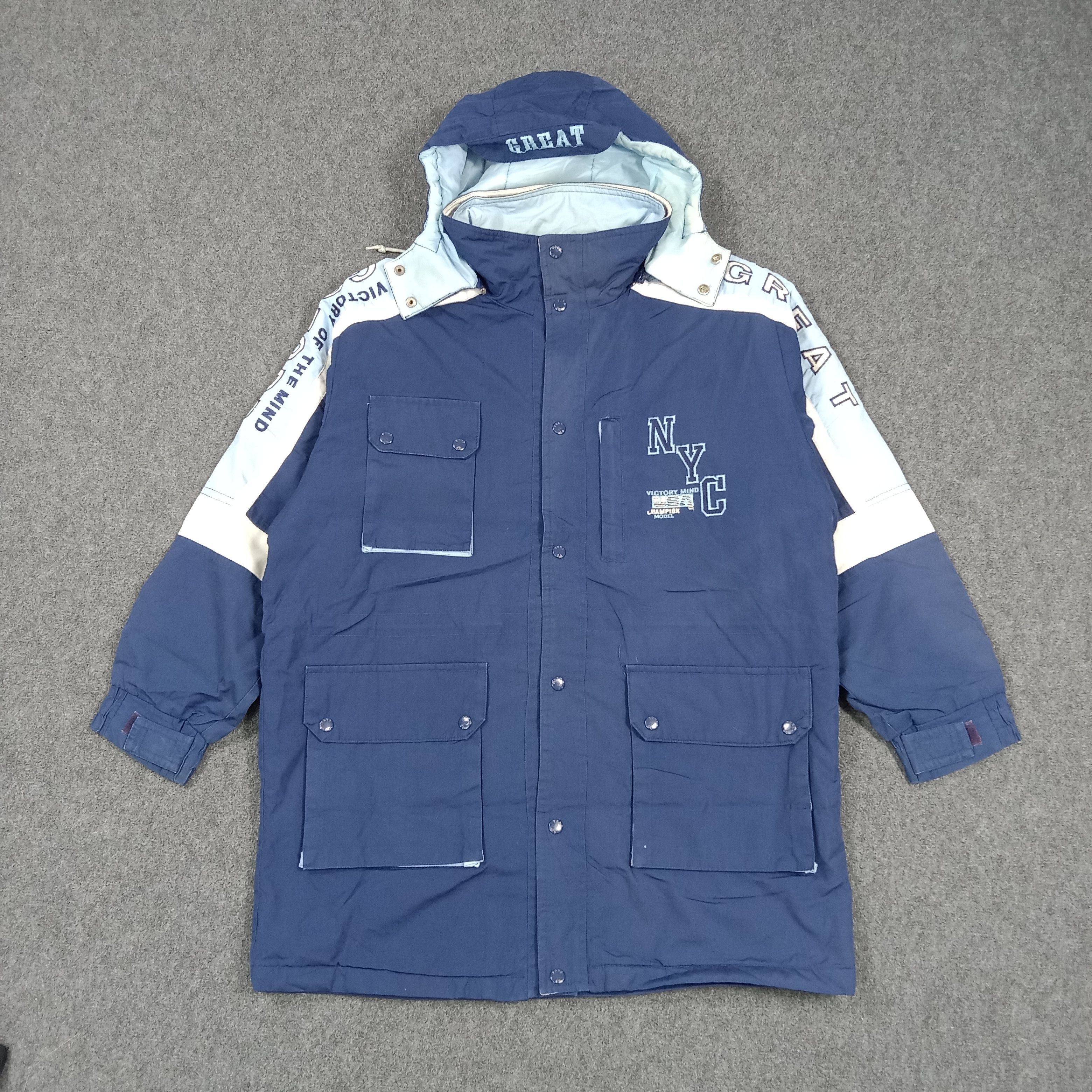 Vintage 90s GQford Club Team Sport USA Outdoor Jacket C284N4 Size US L / EU 52-54 / 3 - 3 Thumbnail