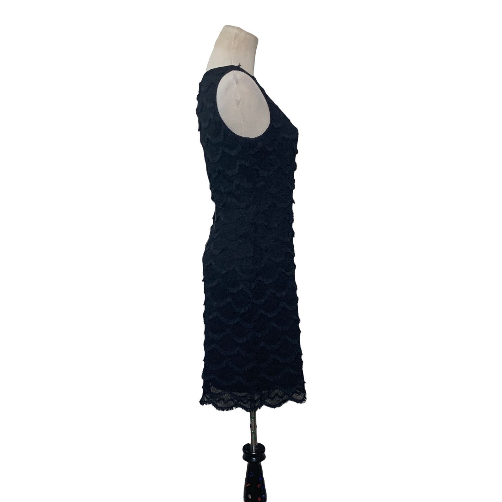 Guess Guess black frayed cocktail mini dress size Small Size S / US 4 / IT 40 - 3 Thumbnail
