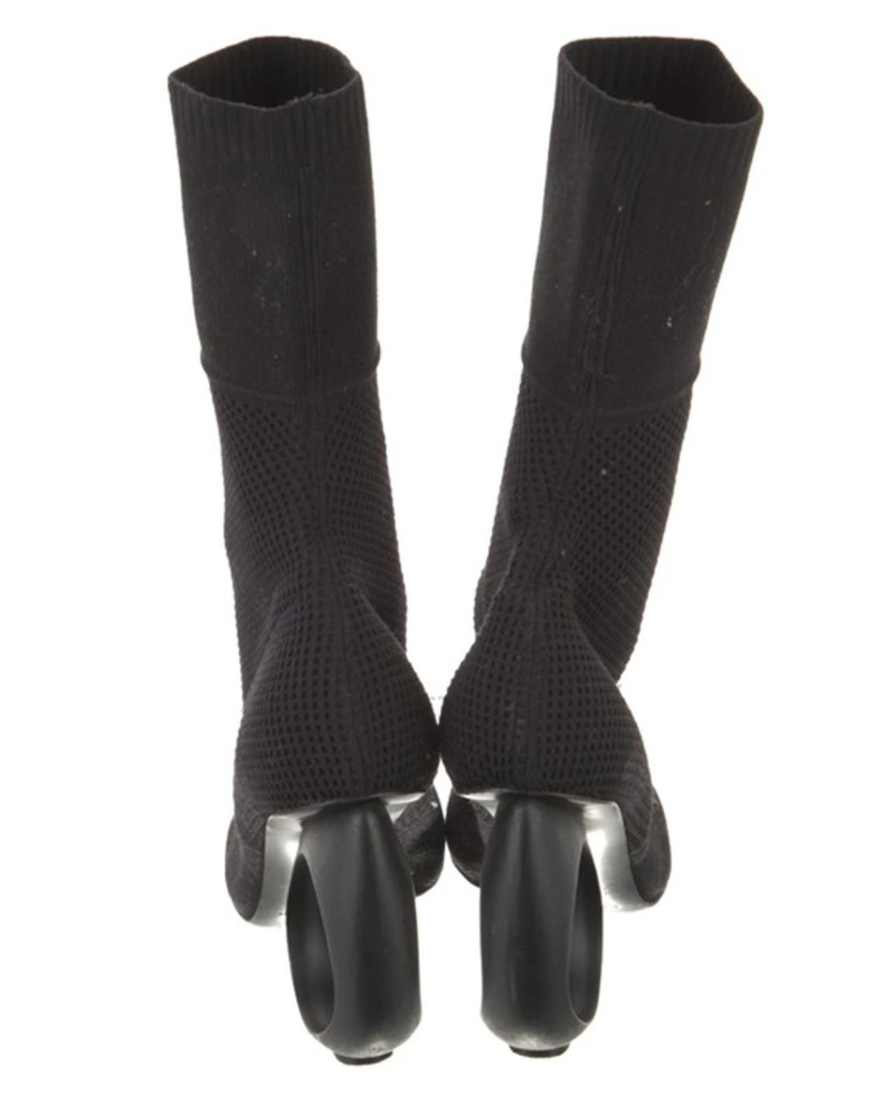 Burberry Burberry Sock Boots / DARK BROWN - SIZE 10 Size US 10 / IT 40 - 3 Thumbnail