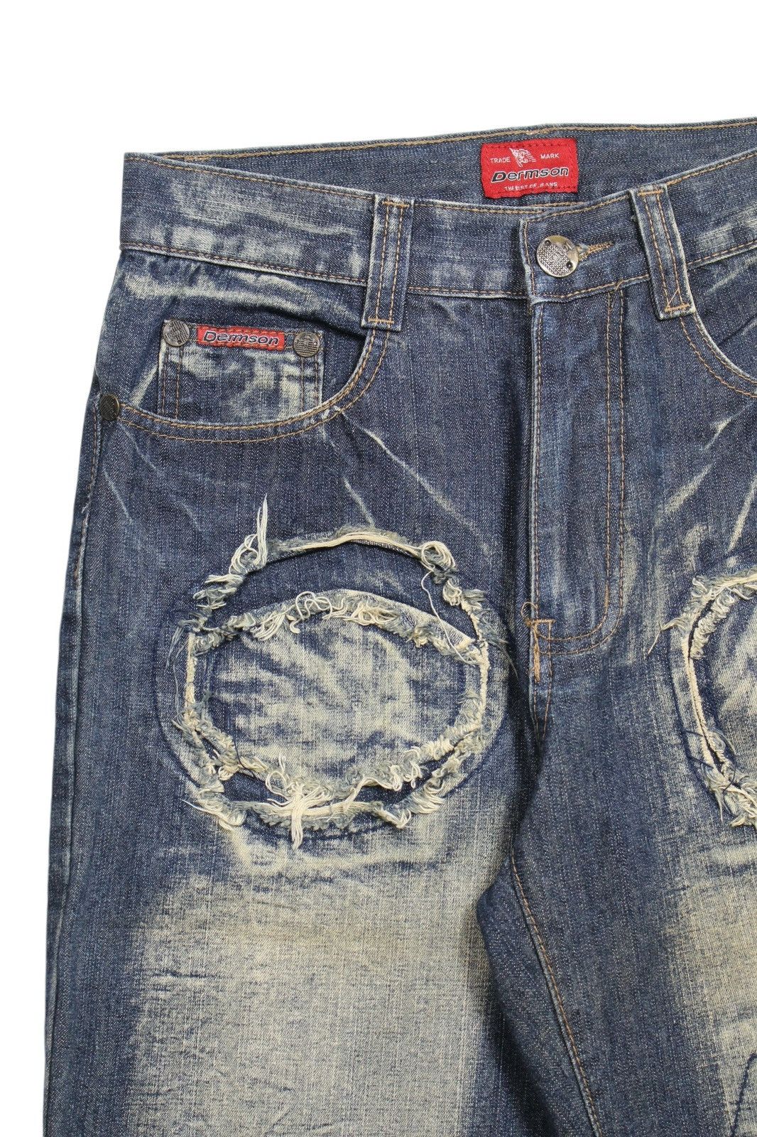 Hysteric Glamour 2000S DERMSON DISTRESSED JEANS Size US 29 - 3 Thumbnail