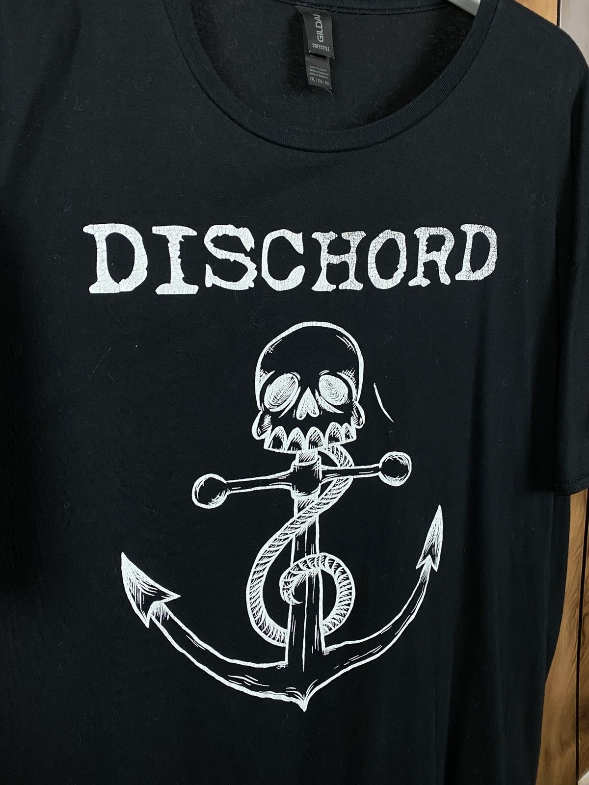 Band Tees 🎸T-Shirt Dischord Skeleton Rock Punk Humor VTG Tee Fuck You🎸 Size US XXL / EU 58 / 5 - 3 Thumbnail
