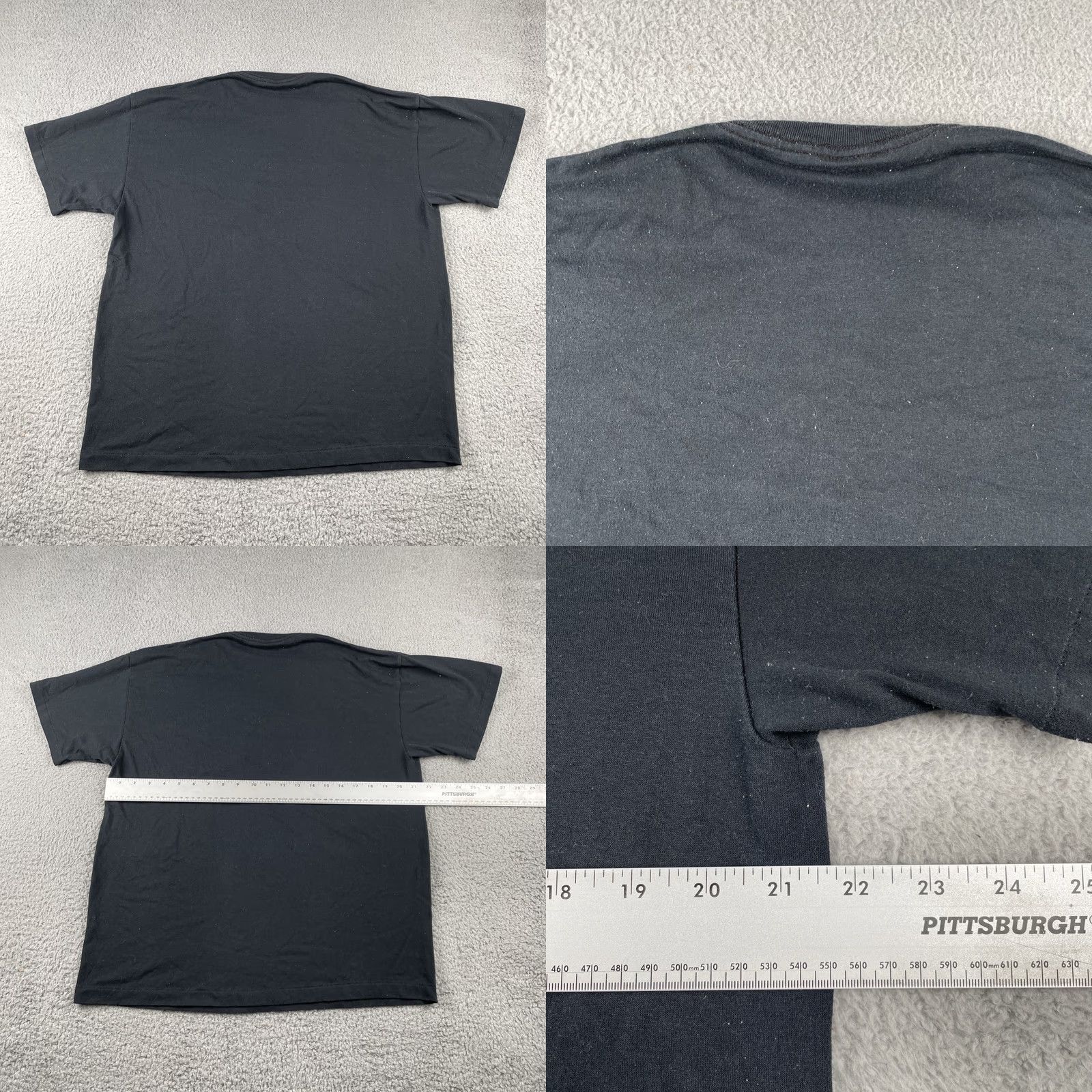 TEE JAYS VINTAGE Tee Jays Select Black XL Shirt Mens 90s USA Crew Neck Cotton Blend Short Sleeve Size US XL / EU 56 / 4 - 9 Thumbnail