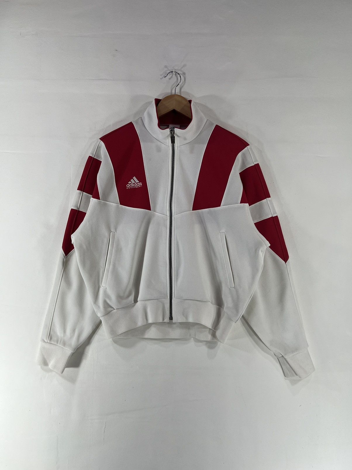 Adidas × Japanese Brand × Vintage Vintage 90's Adidas equipment full zipper K.Kanno Size US L / EU 52-54 / 3 - 1 Thumbnail