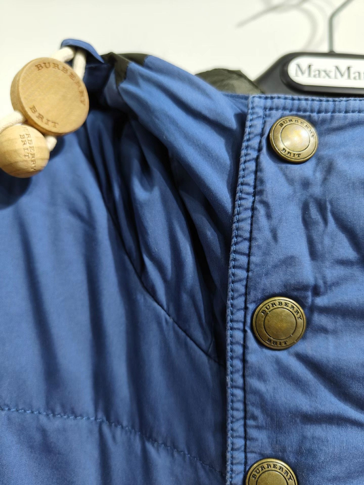 Burberry BURBERRY Men's Blue Down Jacket K29 Size US S / EU 44-46 / 1 - 3 Thumbnail
