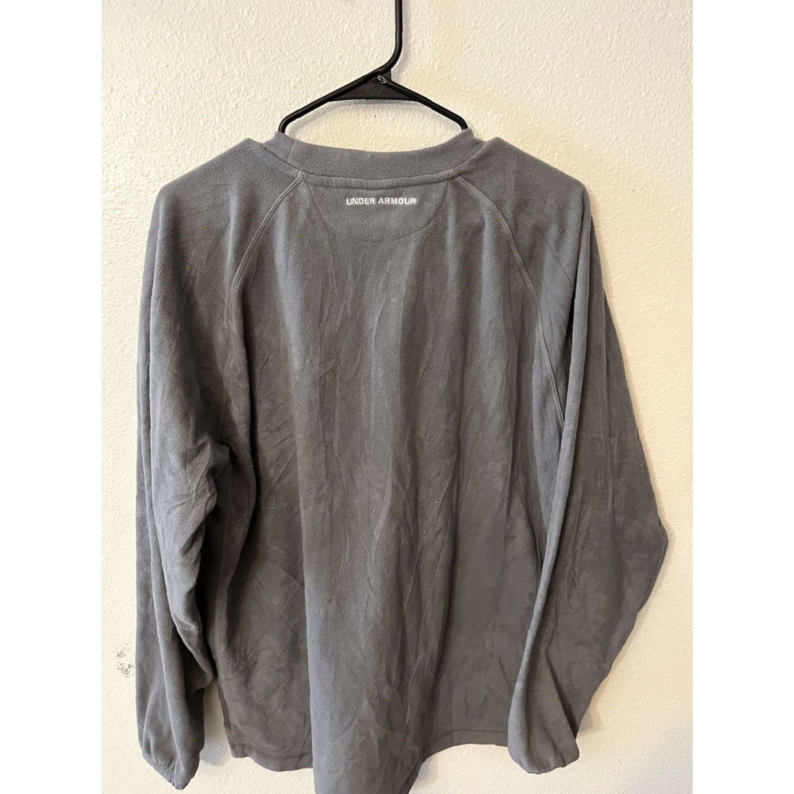 Under Armour Under Armour Sweatshirt Men Gray Pullover Fleece Crewneck Sz M Size US M / EU 48-50 / 2 - 3 Thumbnail