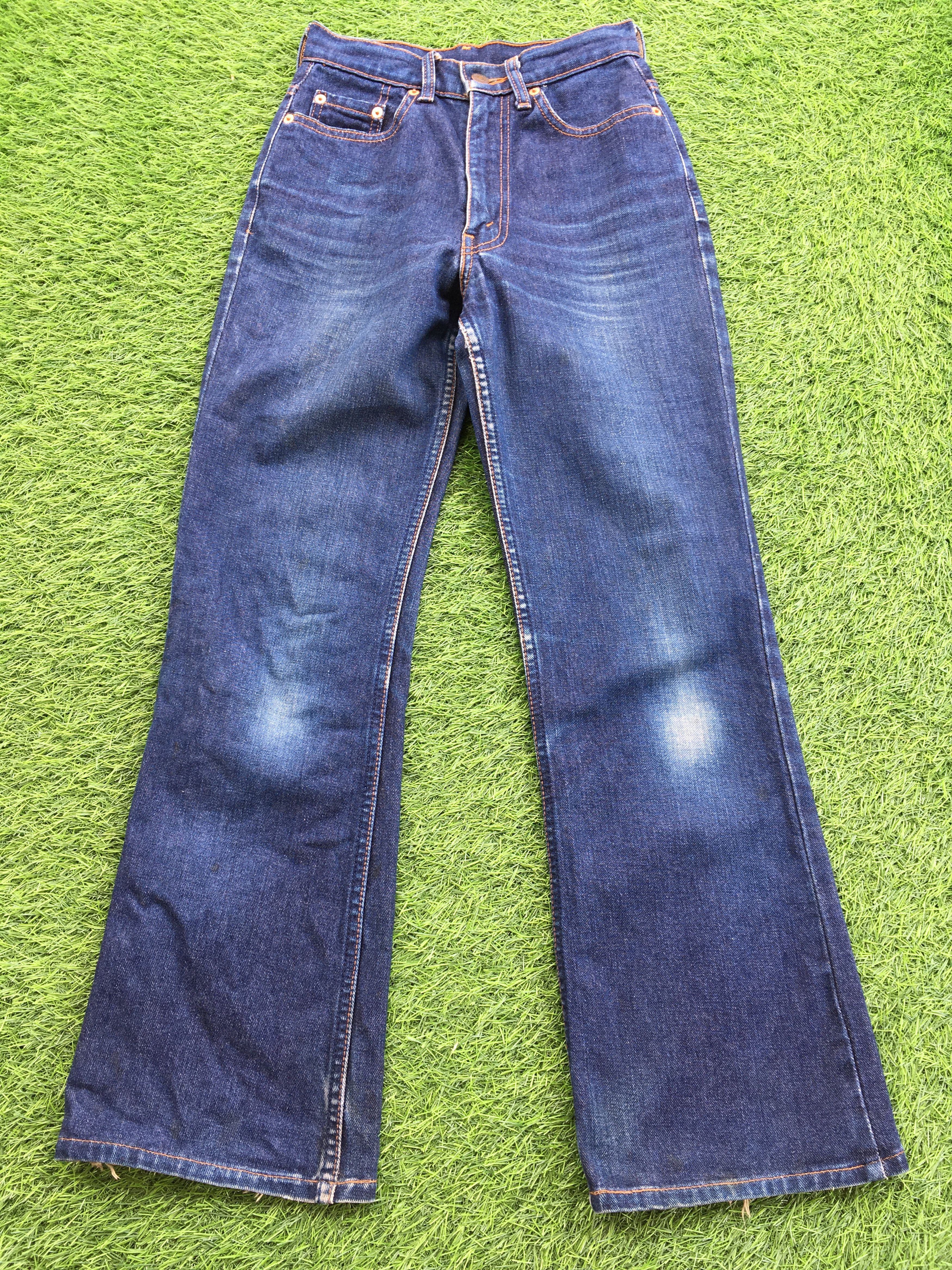 Jean Vintage 517 BootCut Jeans Faded Flare Denim W23 D-1193 Size 23" - 1 Thumbnail
