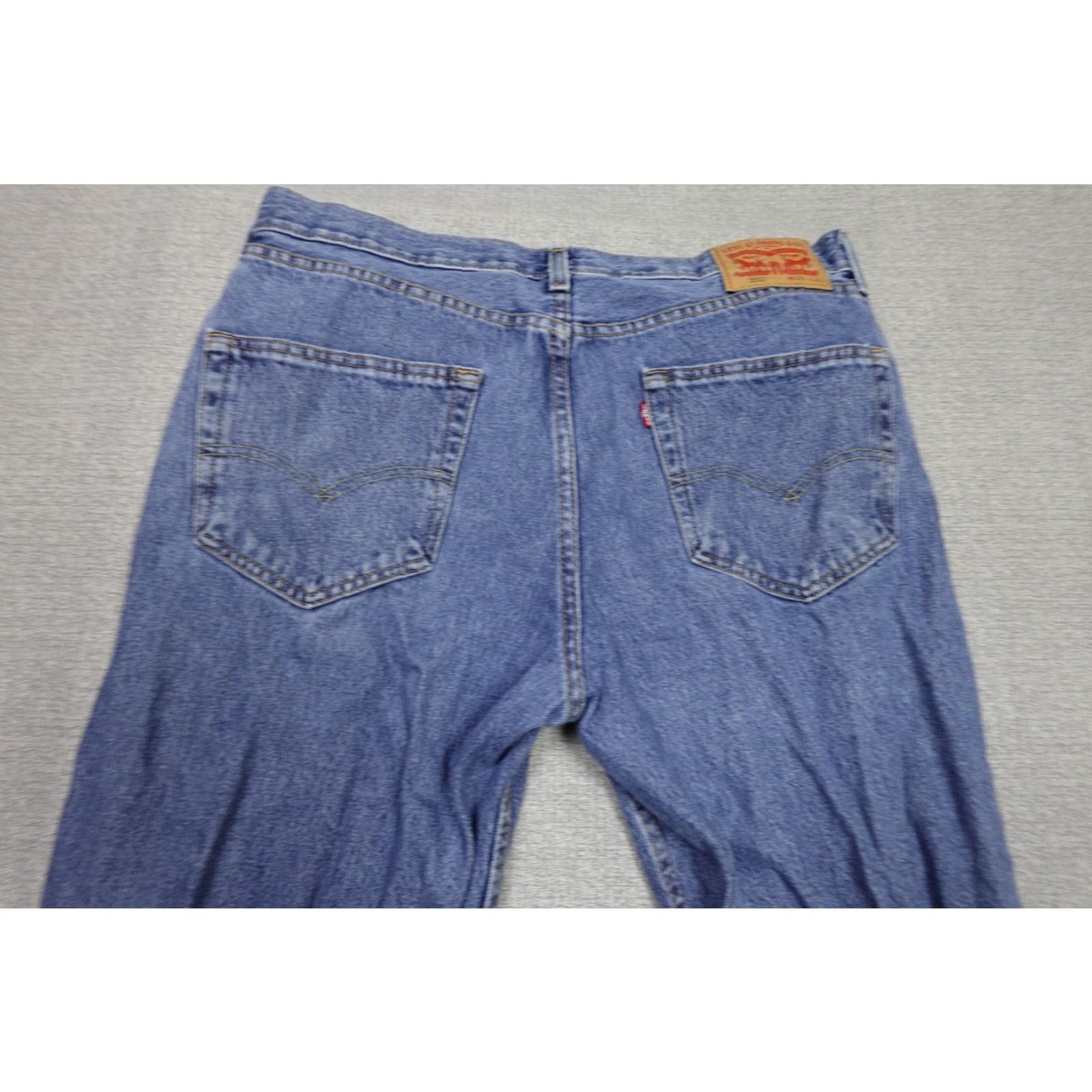 Levi's Levi's 550 Jeans Mens 36x30 Blue Relaxed Fit Light Wash Western Cowboy Rancher Jeans Size US 36 / EU 52 - 5 Thumbnail