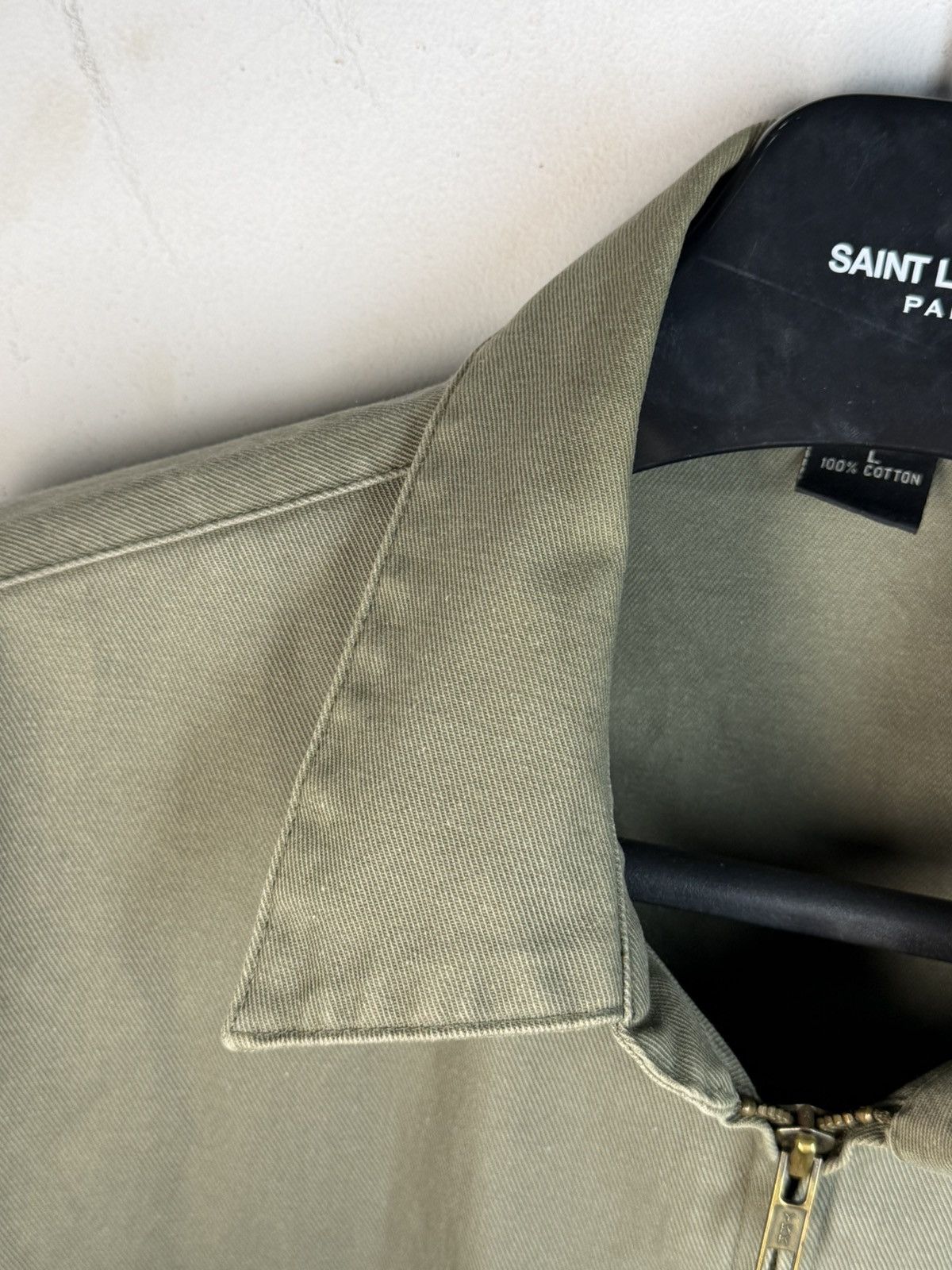 Yves Saint Laurent Cotton YSL Windbreaker Jacket 90s Bomber Zip Up Vintage Size US L / EU 52-54 / 3 - 15 Thumbnail