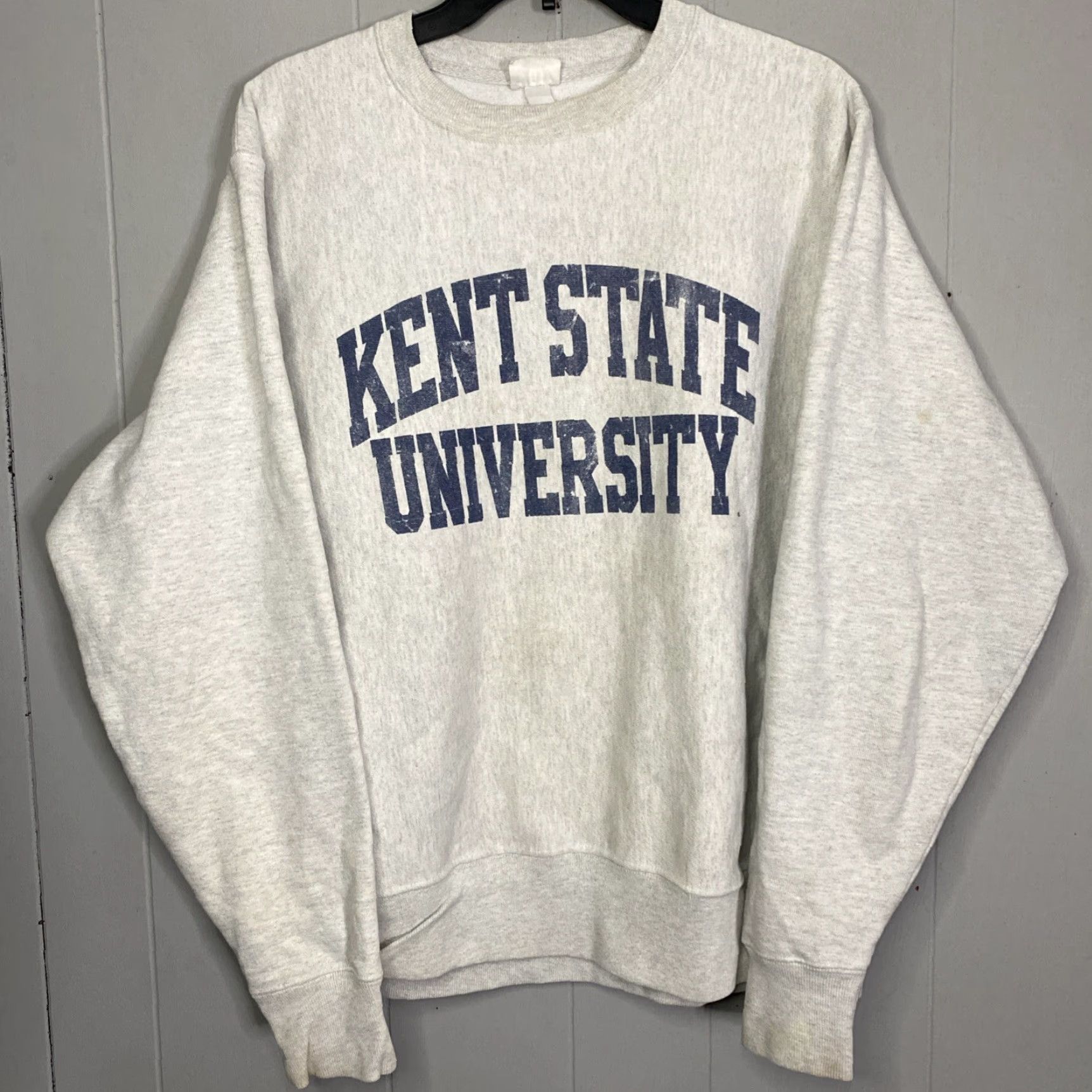 Champion VINTAGE Kent State Champion Reverse Weave Sweatshirt Grunge Gray Mens M Pullover Direction: Reversible / 22x2 Size US M / EU 48-50 / 2 - 2 Thumbnail