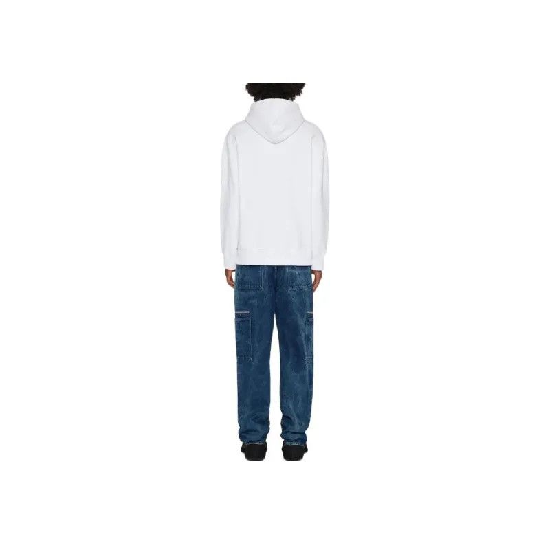 Givenchy o1srvl11e0725 Slim Fit Hoodie in White Size US L / EU 52-54 / 3 - 3 Thumbnail