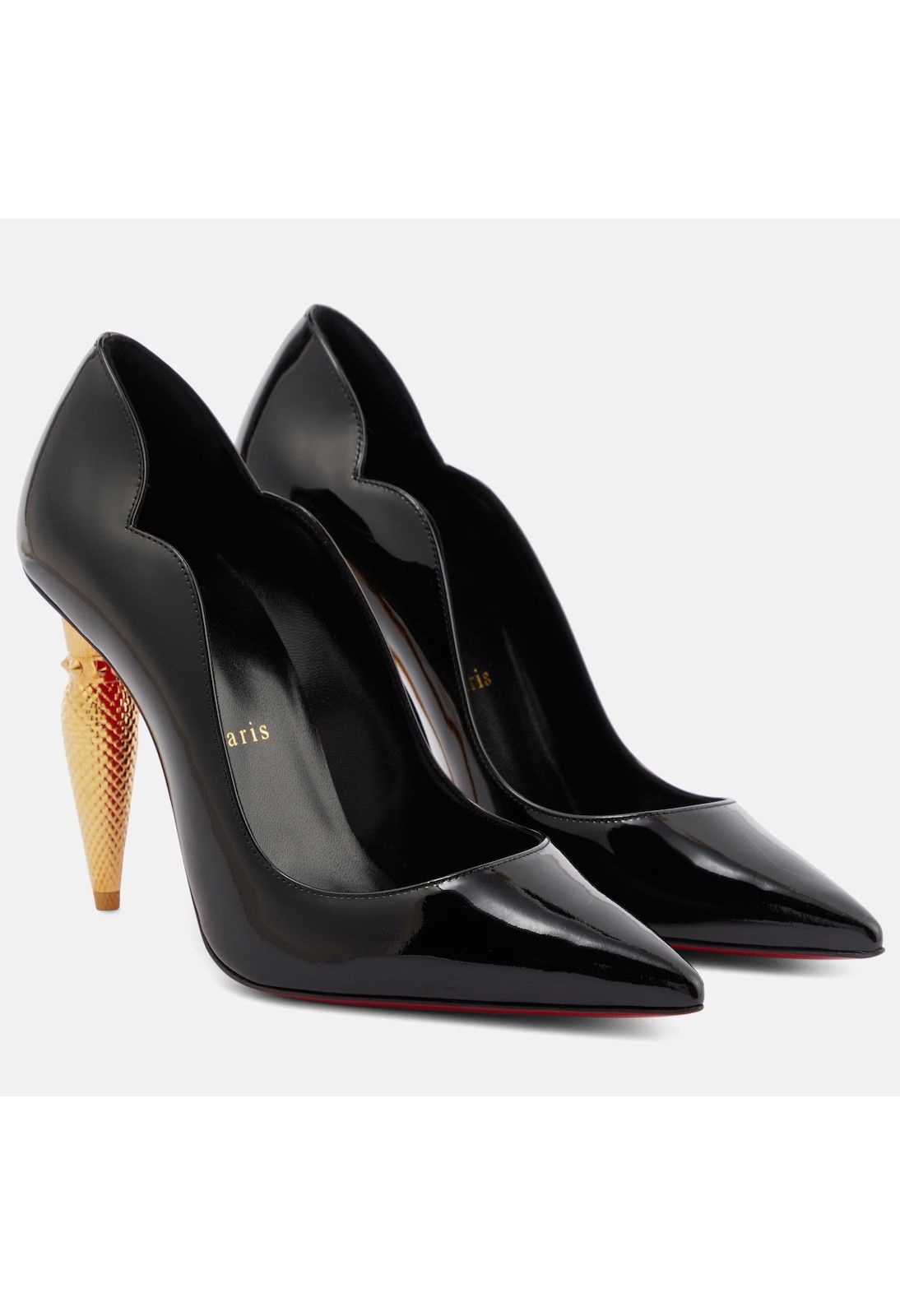 Christian Louboutin CHRISTIAN LOUBOUTIN Lipchick black patent leather pumps Size US 6 / IT 36 - 1 Thumbnail