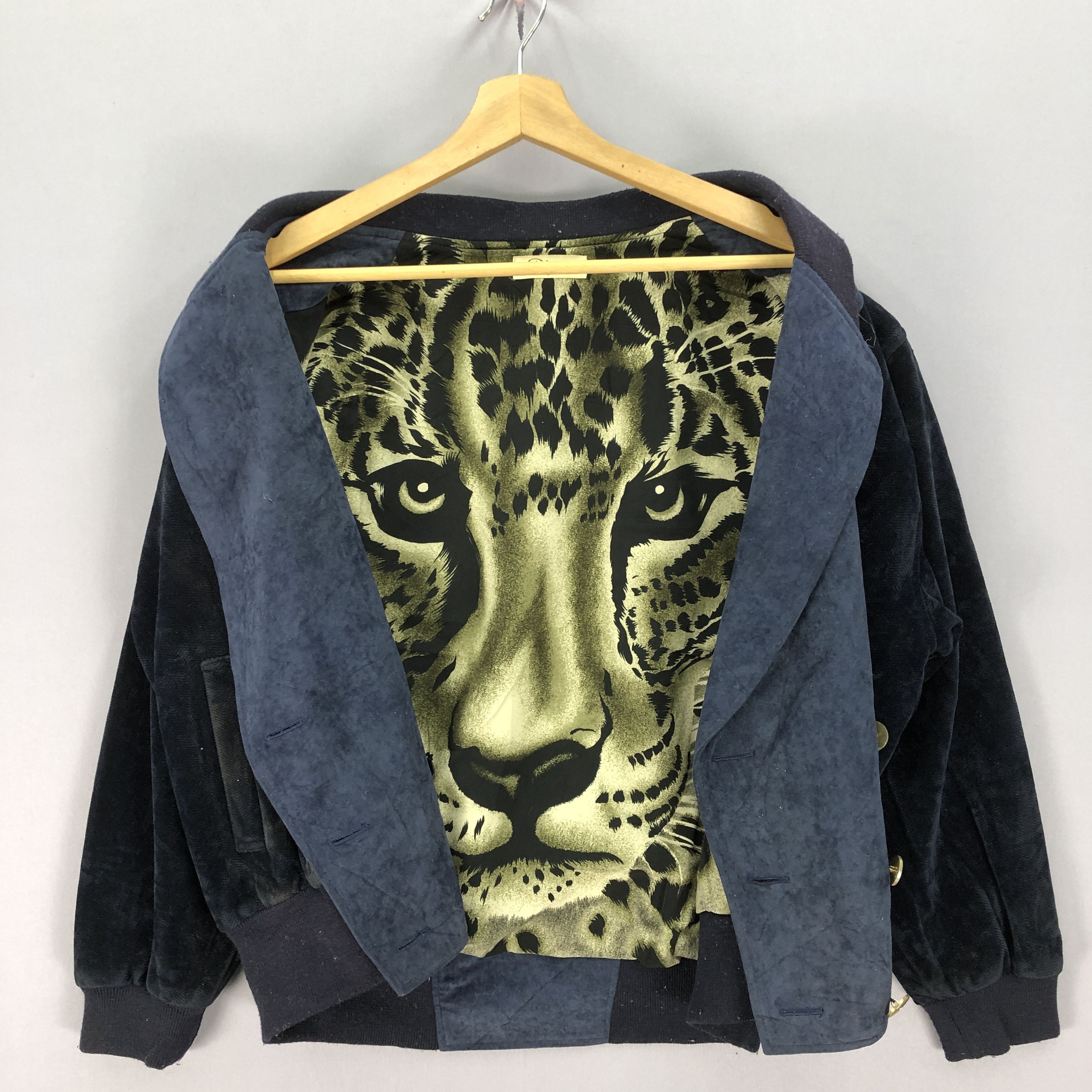 If Six Was Nine × Japanese Brand × Vintage Vintage Dazur Japanese Cardigan Jackets Cheetah Print Size US L / EU 52-54 / 3 - 5 Thumbnail