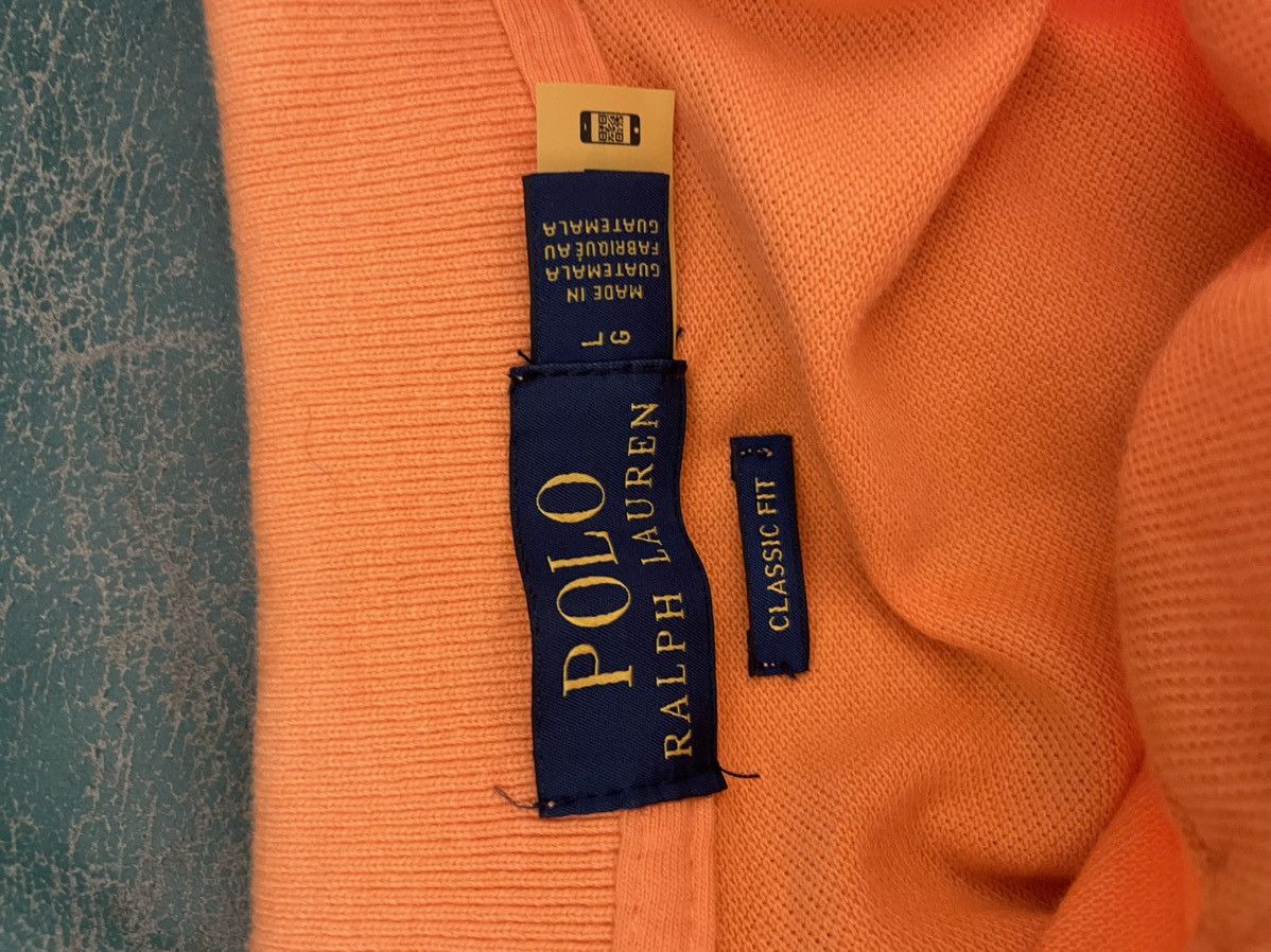 Polo Ralph Lauren Orange Polo Shirt Size US L / EU 52-54 / 3 - 2 Thumbnail