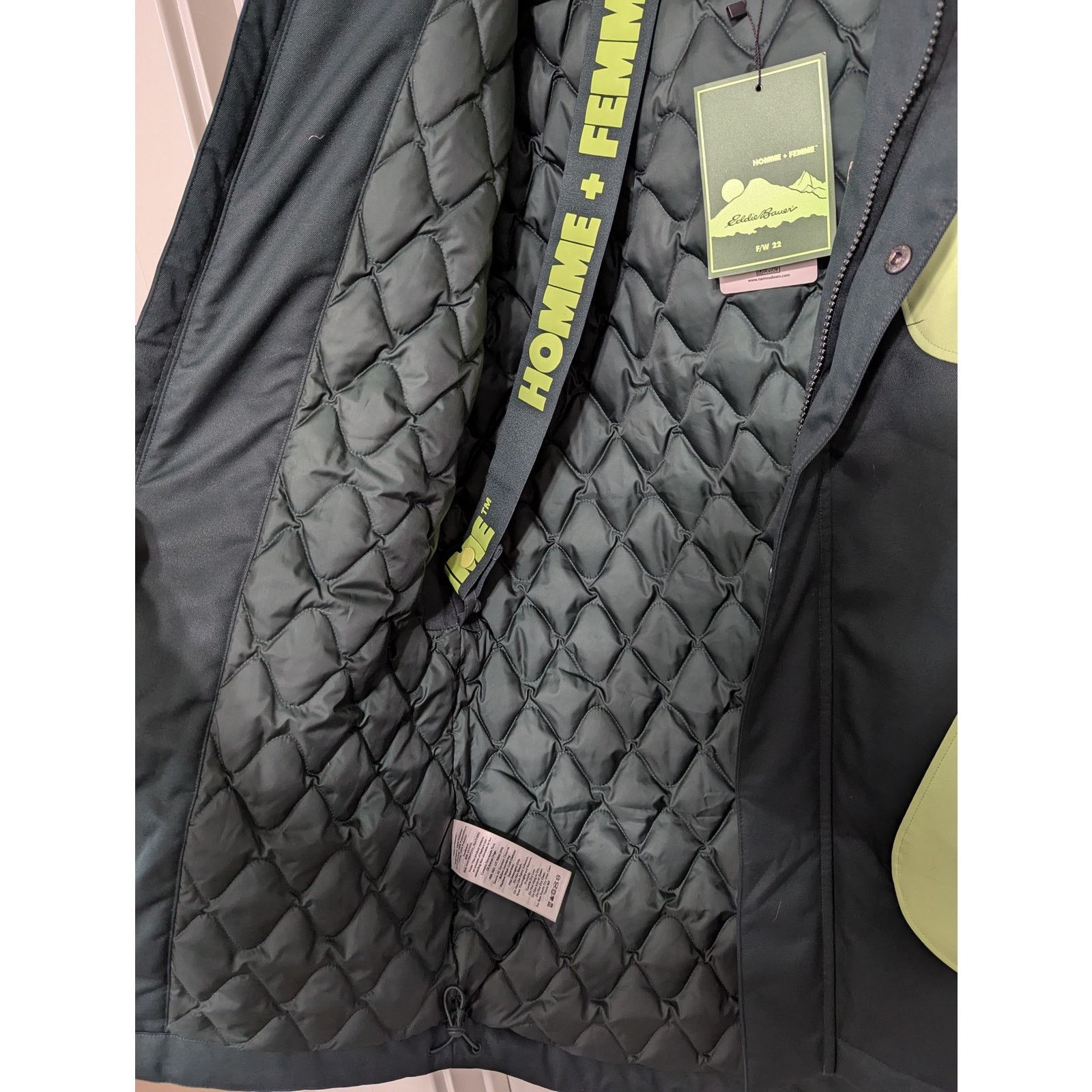 Eddie Bauer Eddie Bauer X Homme Femme Down Shell Jacket Dark Green XS Size US XS / EU 42 / 0 - 7 Thumbnail