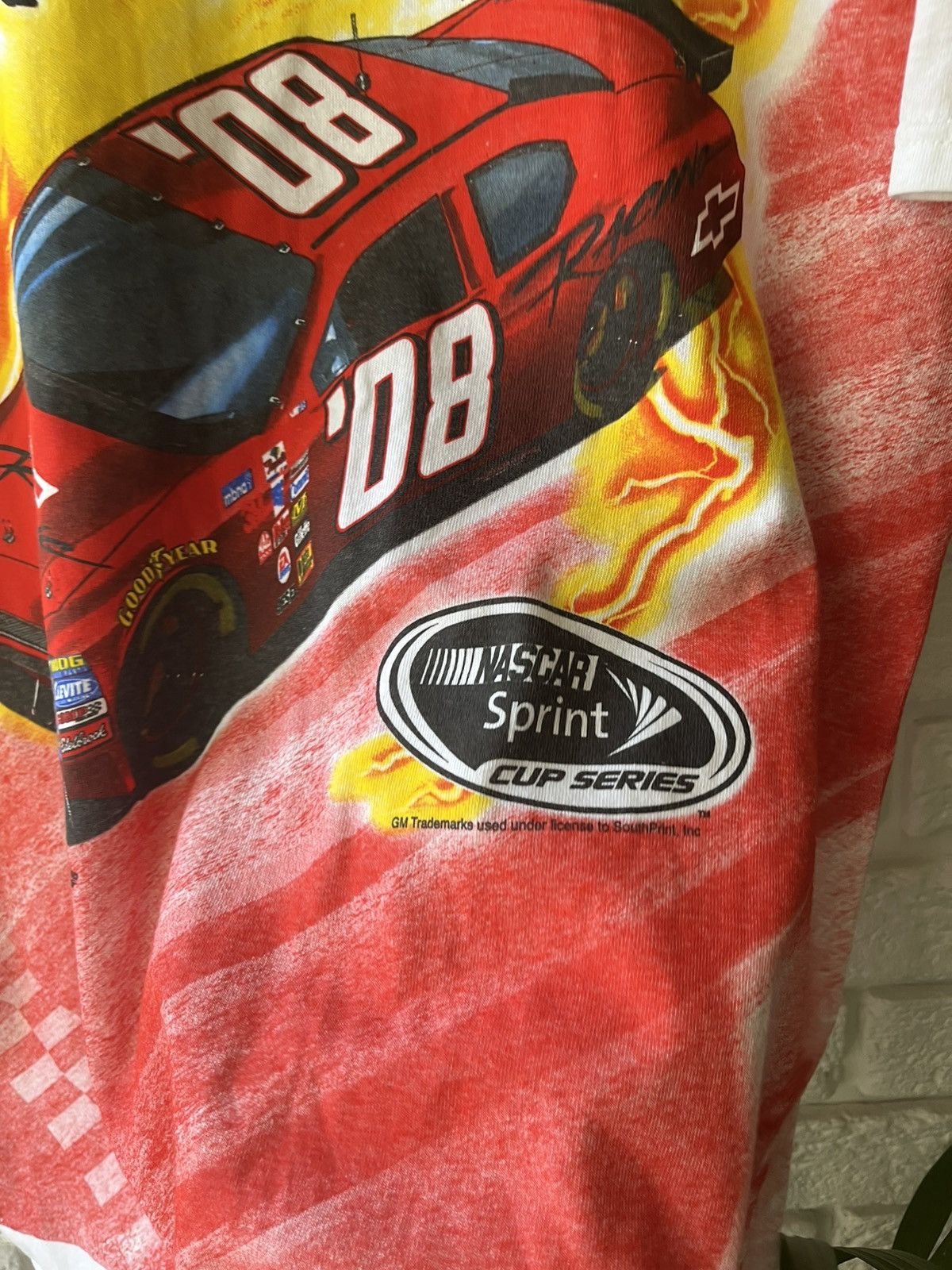 NASCAR Vintage Chevrolet Racing T-Shirt NASCAR Impala SS Licensed Size US XL / EU 56 / 4 - 7 Thumbnail