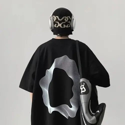Other Streetwear Oversized Printed Loose Distressed T-Shirt Size US XL / EU 56 / 4 - 2 Thumbnail