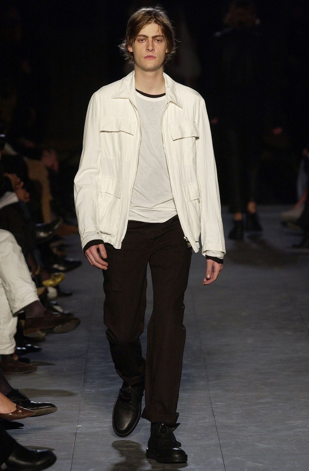 Ann Demeulemeester Ann Demeulemeester SS04 4 Pocket Metallic Threads Jacket Size US L / EU 52-54 / 3 - 16 Thumbnail