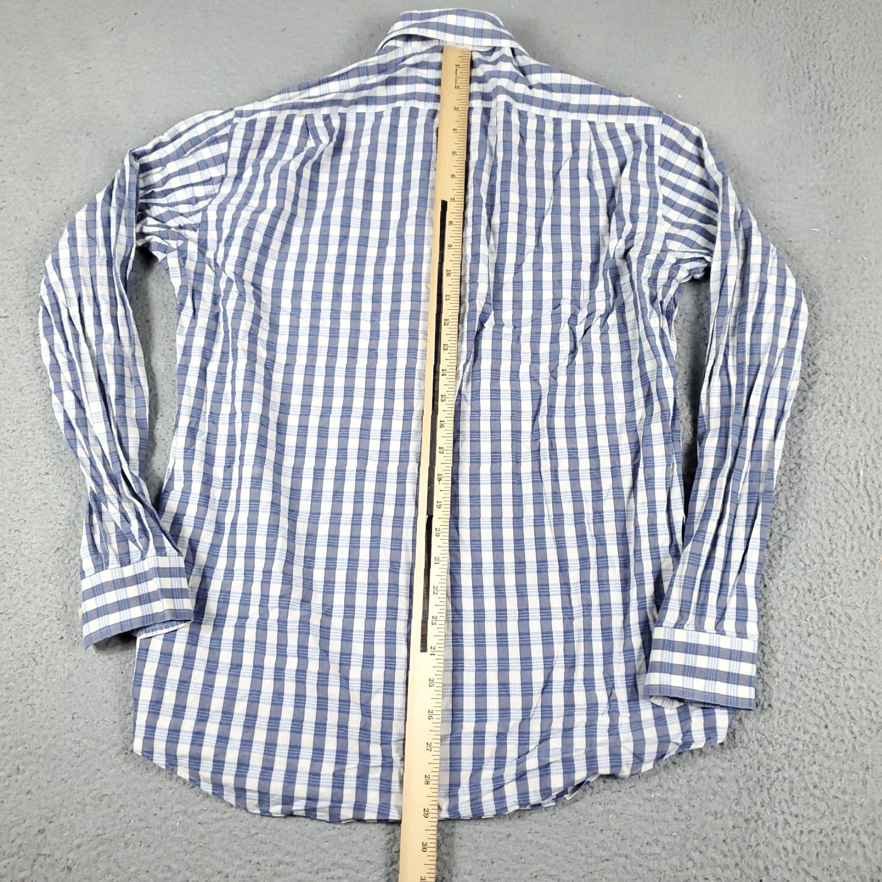 Ben Sherman Ben Sherman Blue Plaid Button-Up Shirt Mens Medium Long Sleeve Casual Modern Size US M / EU 48-50 / 2 - 5 Thumbnail