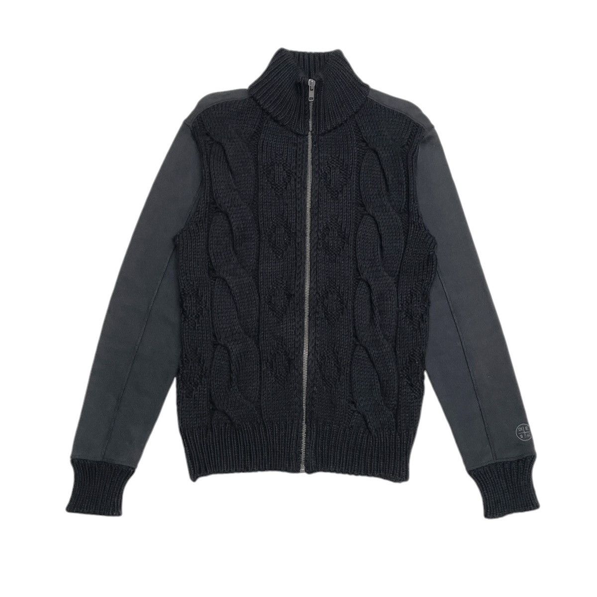 Diesel × If Six Was Nine Rare Design Vintage Brand Diesel Wool Zipper Knitwear 1990s Size US S / EU 44-46 / 1 - 1 Thumbnail