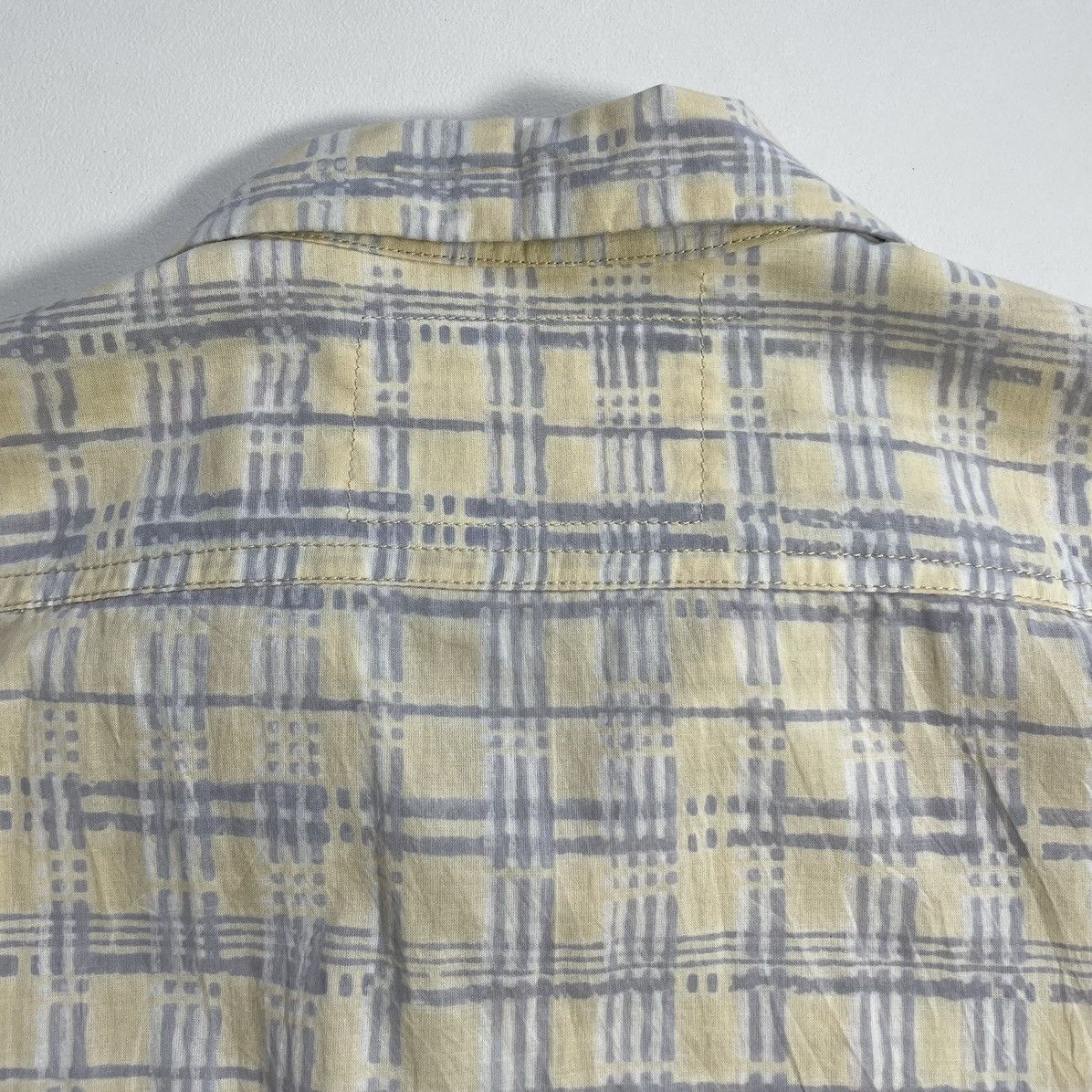 Story Mfg. Tie Dye Check Cotton Shirt Size US S / EU 44-46 / 1 - 12 Thumbnail