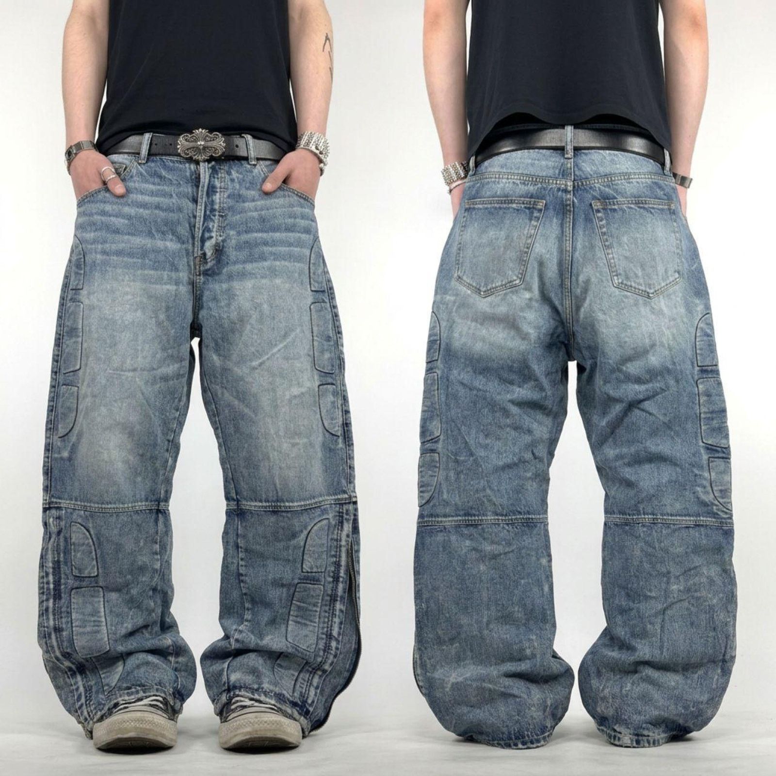 G-Star G star raw baggy flared bootcut wide leg jeans pants y2k