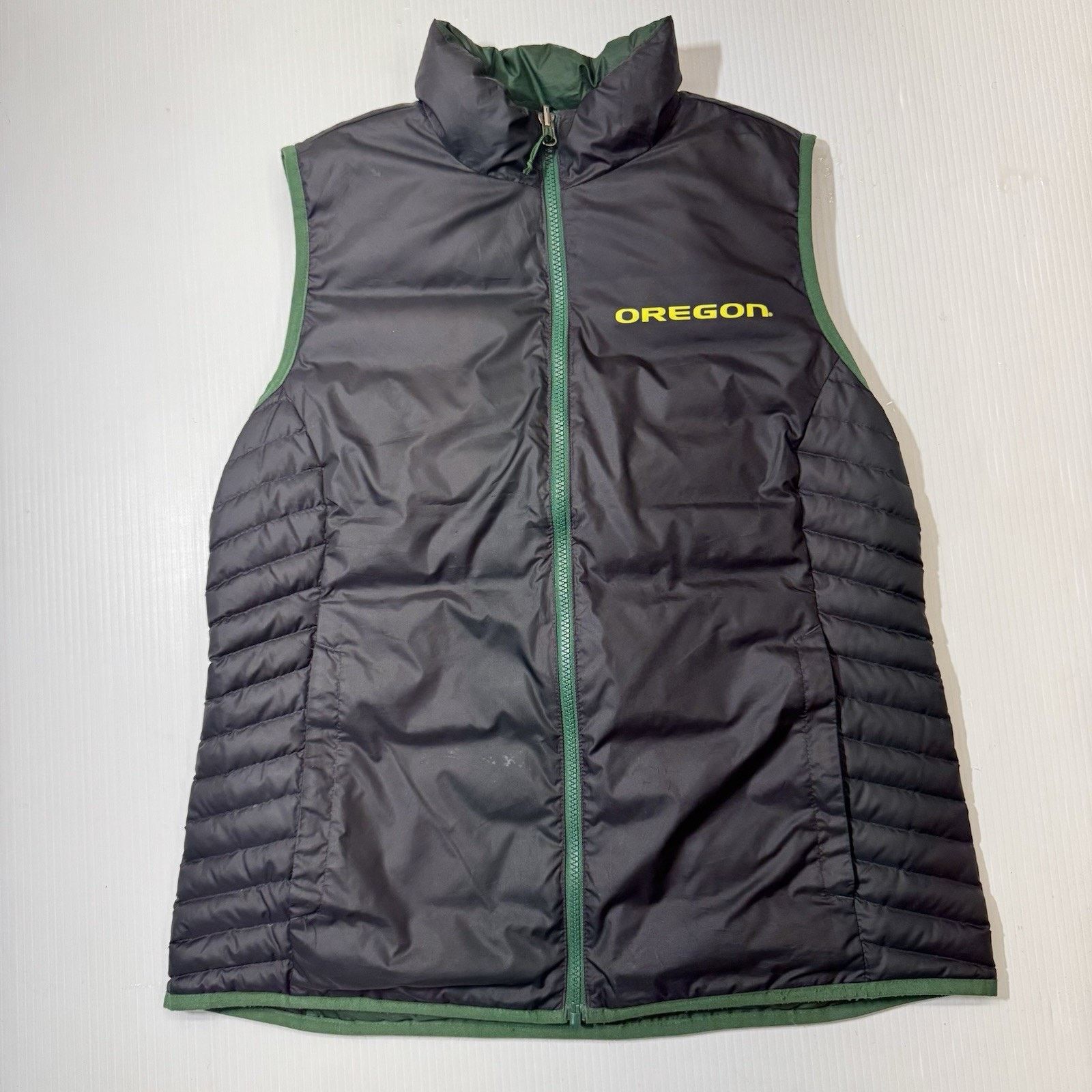 Columbia Columbia Men L Down Vest Oregon Ducks Reversible Green Black Size US L / EU 52-54 / 3 - 2 Thumbnail