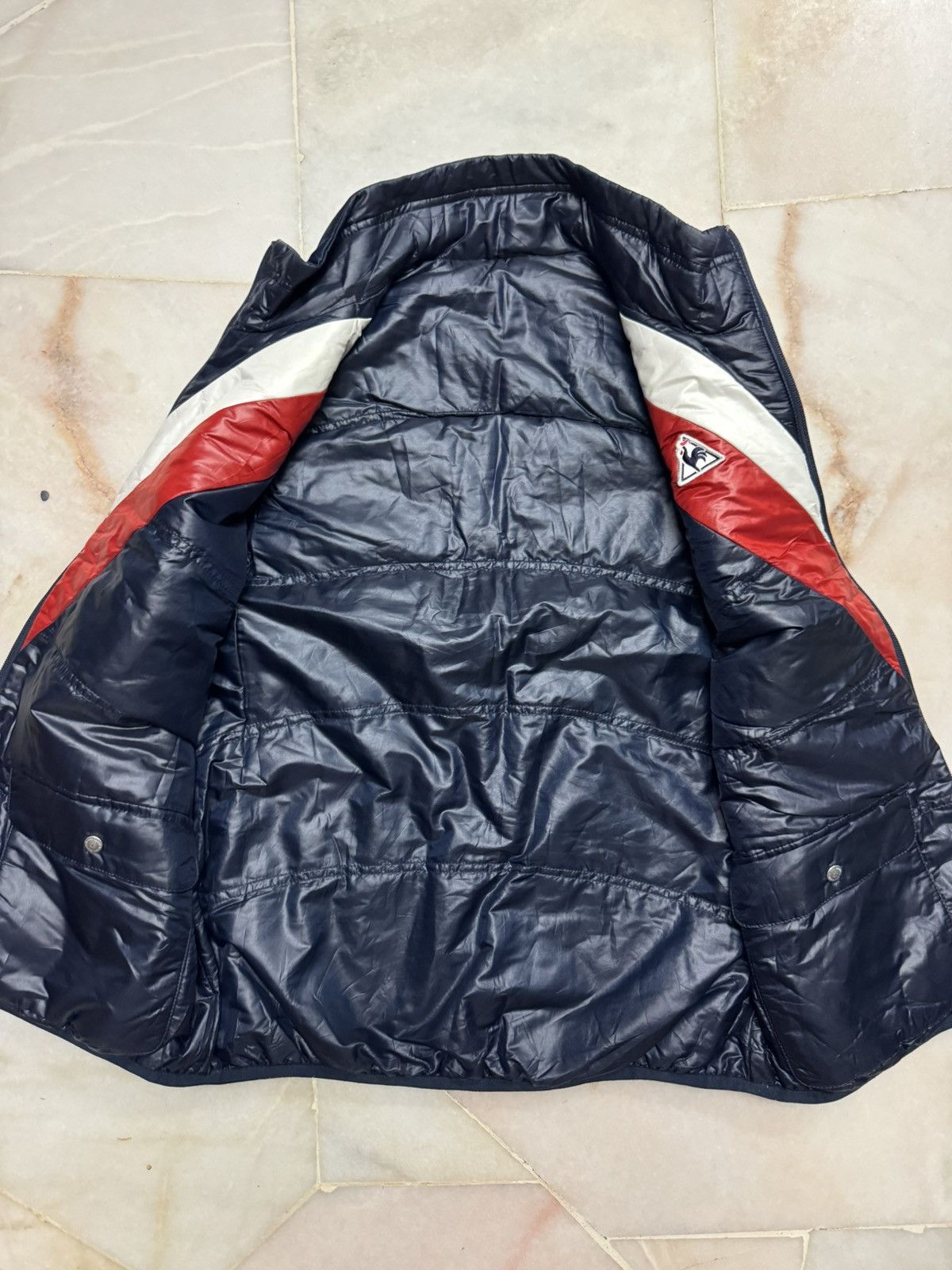 Le Coq Sportif 💥VINTAGE PUFFER VEST REVERSIBLE LE COQ SPORTIF RARE DESIGN Size US S / EU 44-46 / 1 - 13 Thumbnail