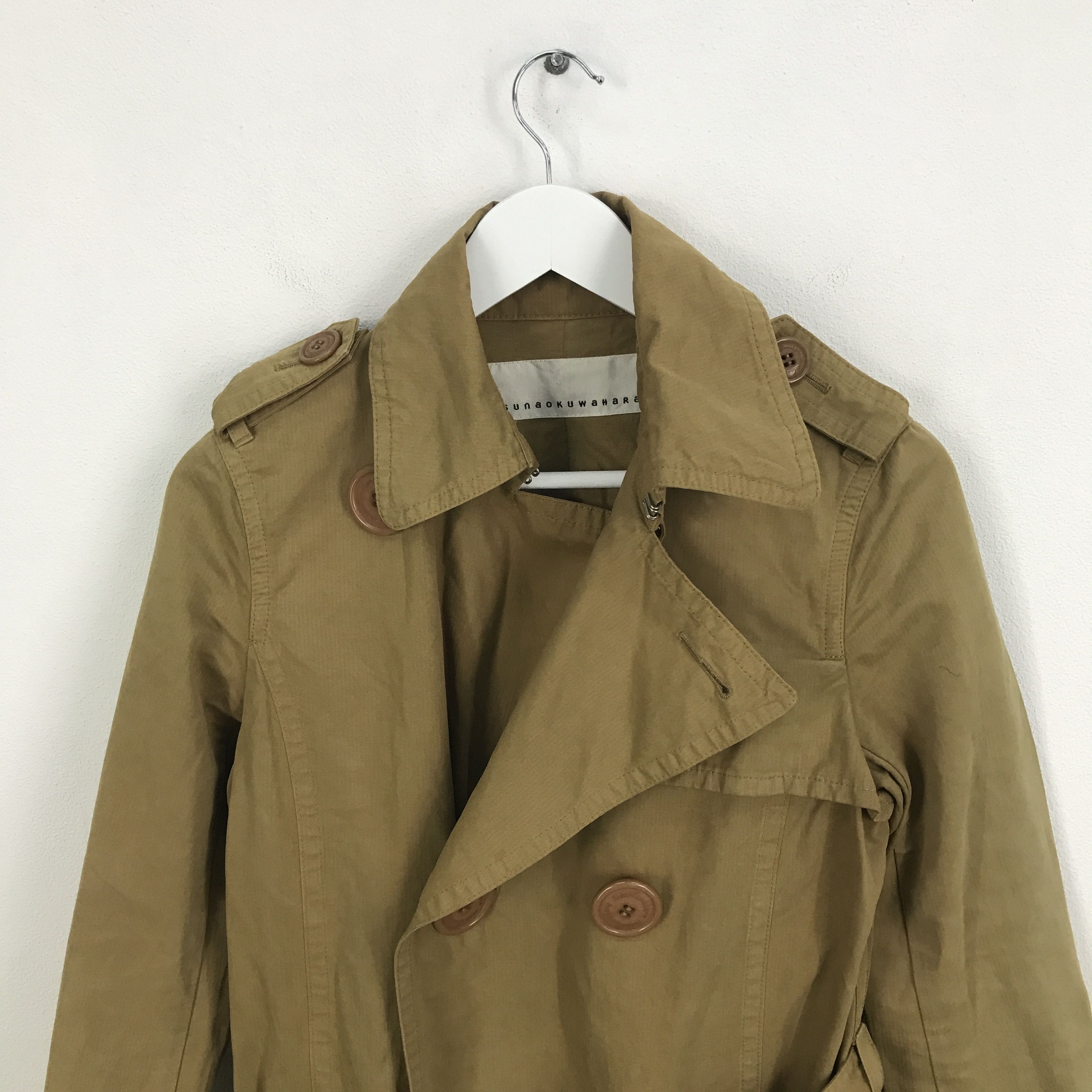 Issey Miyake × Japanese Brand Rare sunaokuwahara By Issey miyake Woman brown faded jacket Size US M / EU 48-50 / 2 - 2 Thumbnail