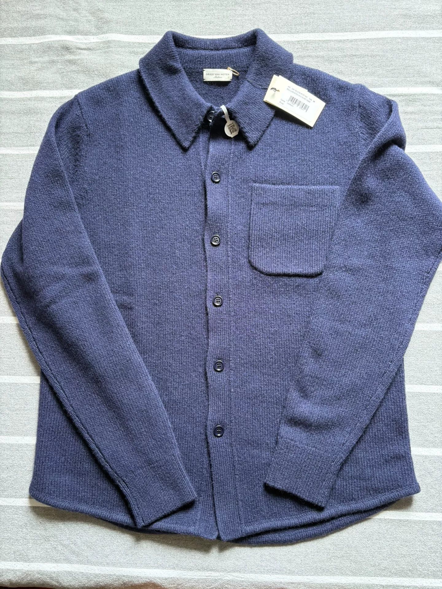 Dries Van Noten Dries Van Noten Wool Pocket Shirt Size US M / EU 48-50 / 2 - 1 Thumbnail
