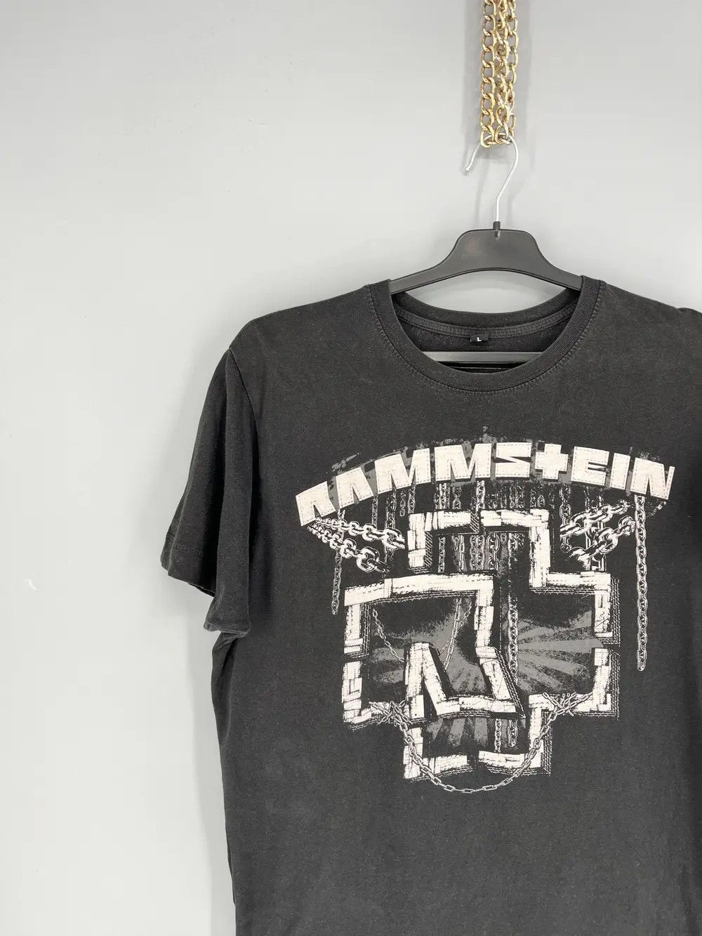 Band Tees Vintage Y2K Rammstein Horror Print Band Rock Streetwear Size US L / EU 52-54 / 3 - 4 Thumbnail