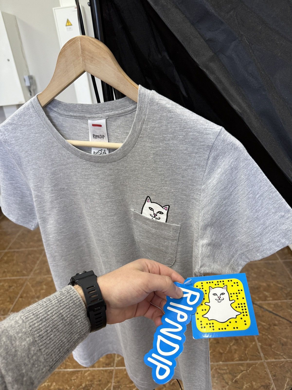 RIPNDIP NWT❗️ RIPNDIP Lord Nermal Pocket T-Shirt Cat Fack Rare Size M / US 6-8 / IT 42-44 - 1 Thumbnail