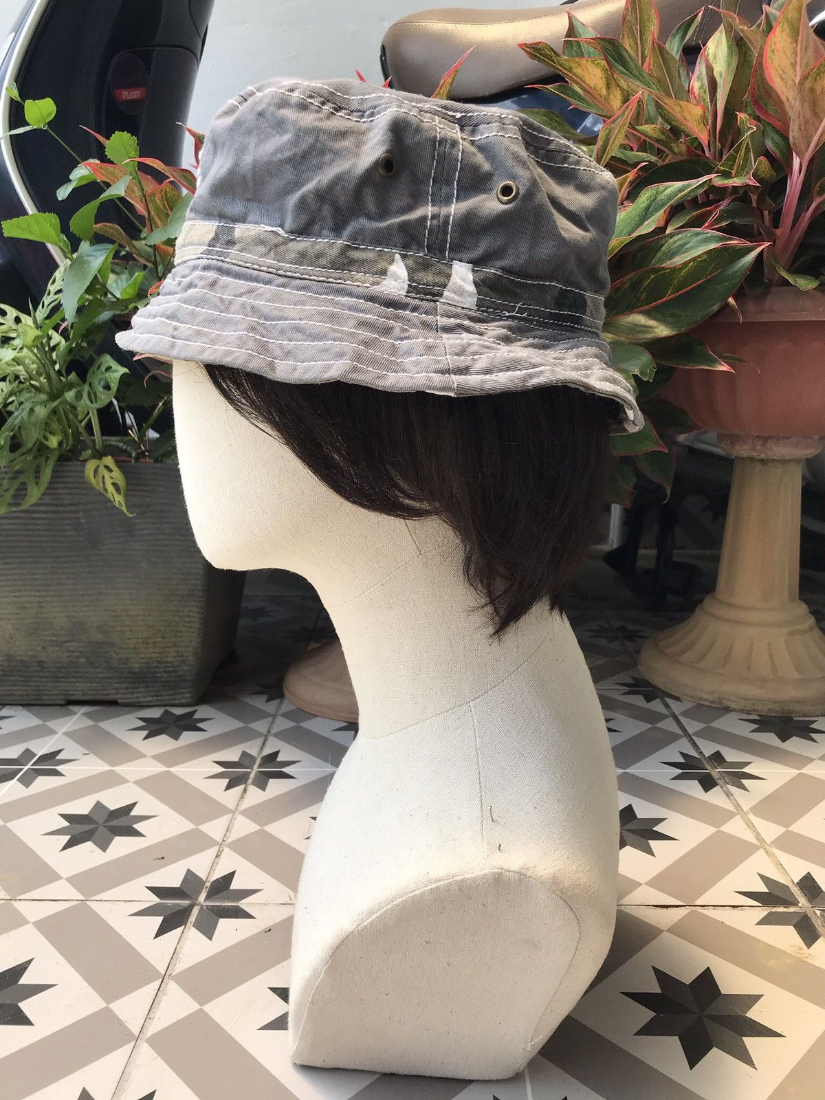 Japanese Brand × Vintage VINTAGE ALPHA INDUSTRIES CAMO BUCKETS HAT Size ONE SIZE - 13 Thumbnail