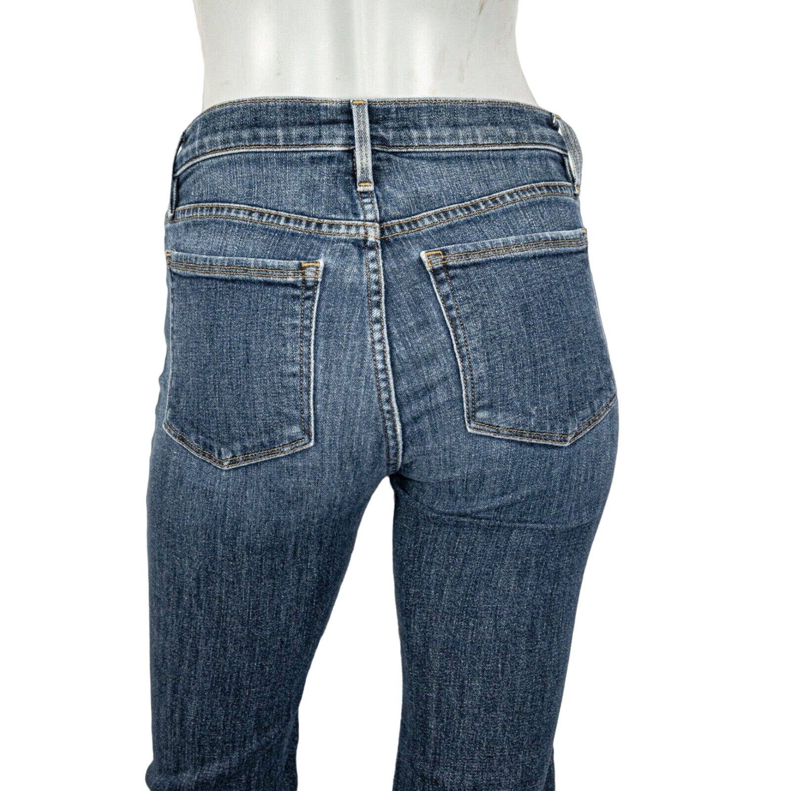 Frame FRAME Denim Le Nouveau Straight Raw cut Crop leg Jeans Size 25" / US 0 / IT 36 - 9 Thumbnail
