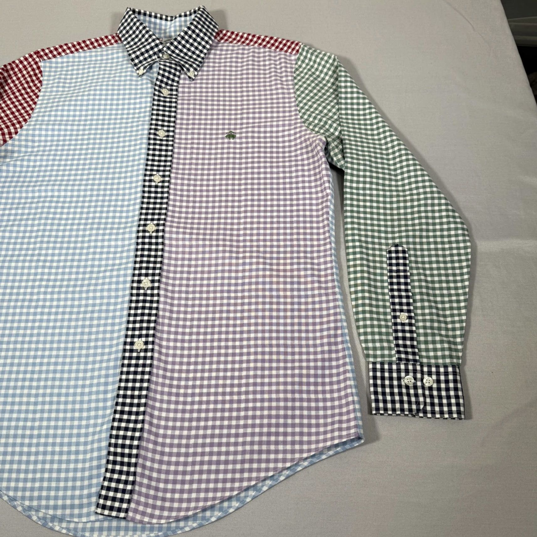 Brooks Brothers Brooks Brothers Shirt Mens M Button-Up Non-Iron Multicolor Gingham Check Long Sleeve Casual Business Size US M / EU 48-50 / 2 - 4 Thumbnail