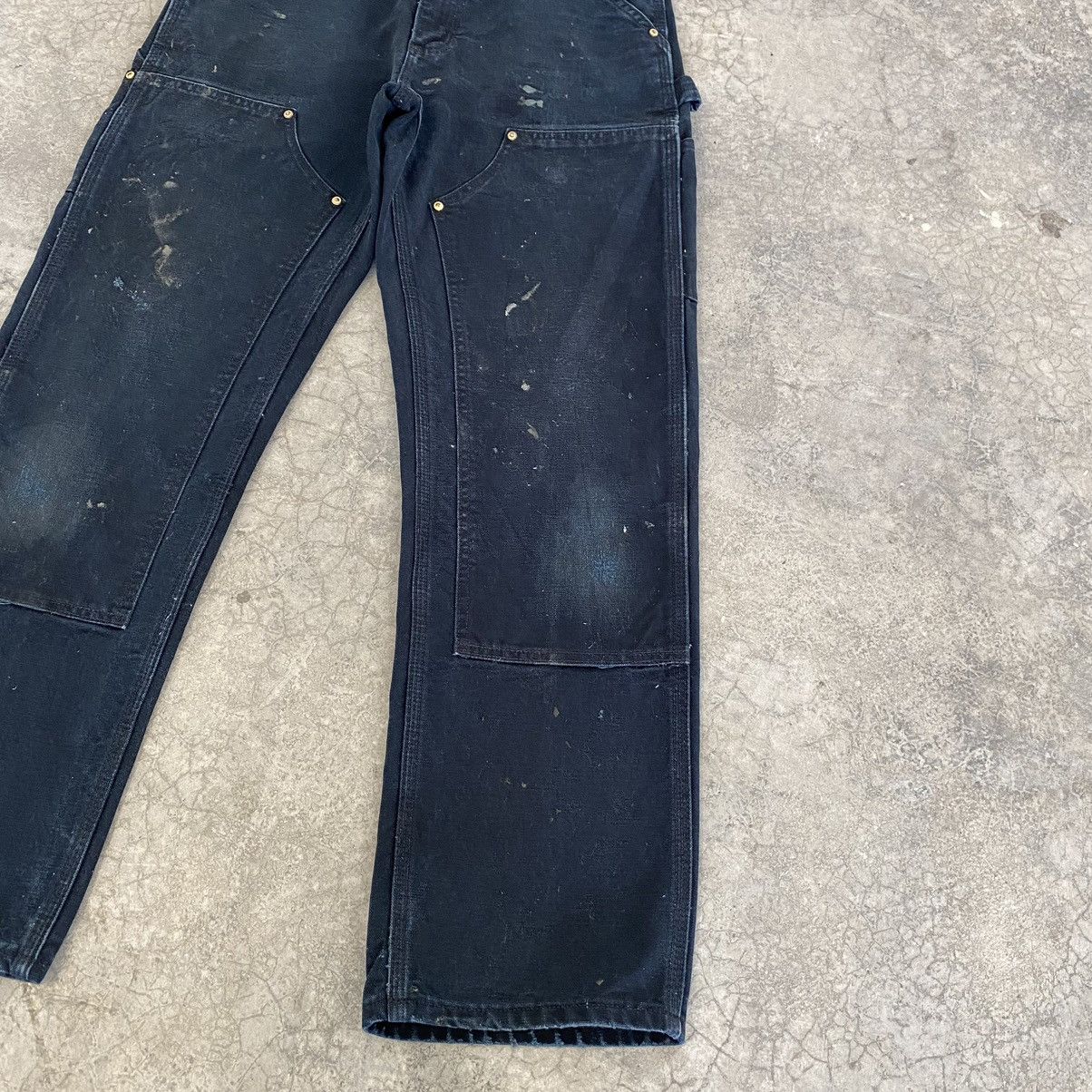 Carhartt VTG Carhartt Double Knee Splatter Carpenter Pants Size US 29 - 7 Thumbnail