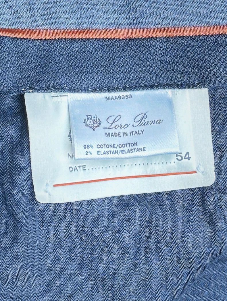 Loro Piana LORO PIANA Cotton grey casual trousers Size 54L - 4 Thumbnail
