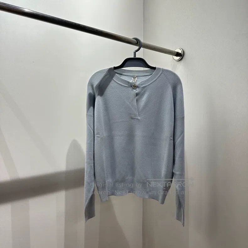 Hermes Hermes Logo Knit Cashmere Mix Sweater Size XS / US 0-2 / IT 36-38 - 1 Thumbnail