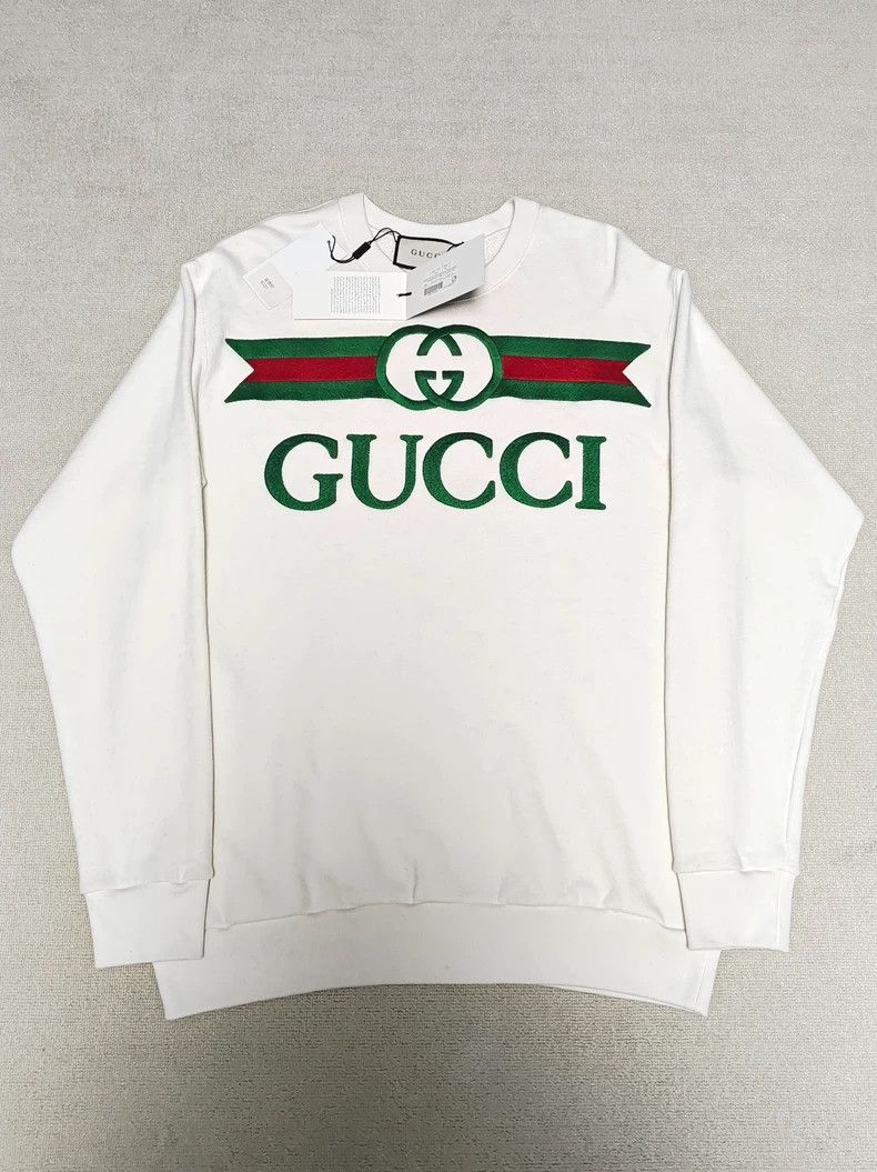 Gucci Gucci Logo double G long-sleeved sweatshirt 2502-Nextarrow Size US M / EU 48-50 / 2 - 1 Thumbnail