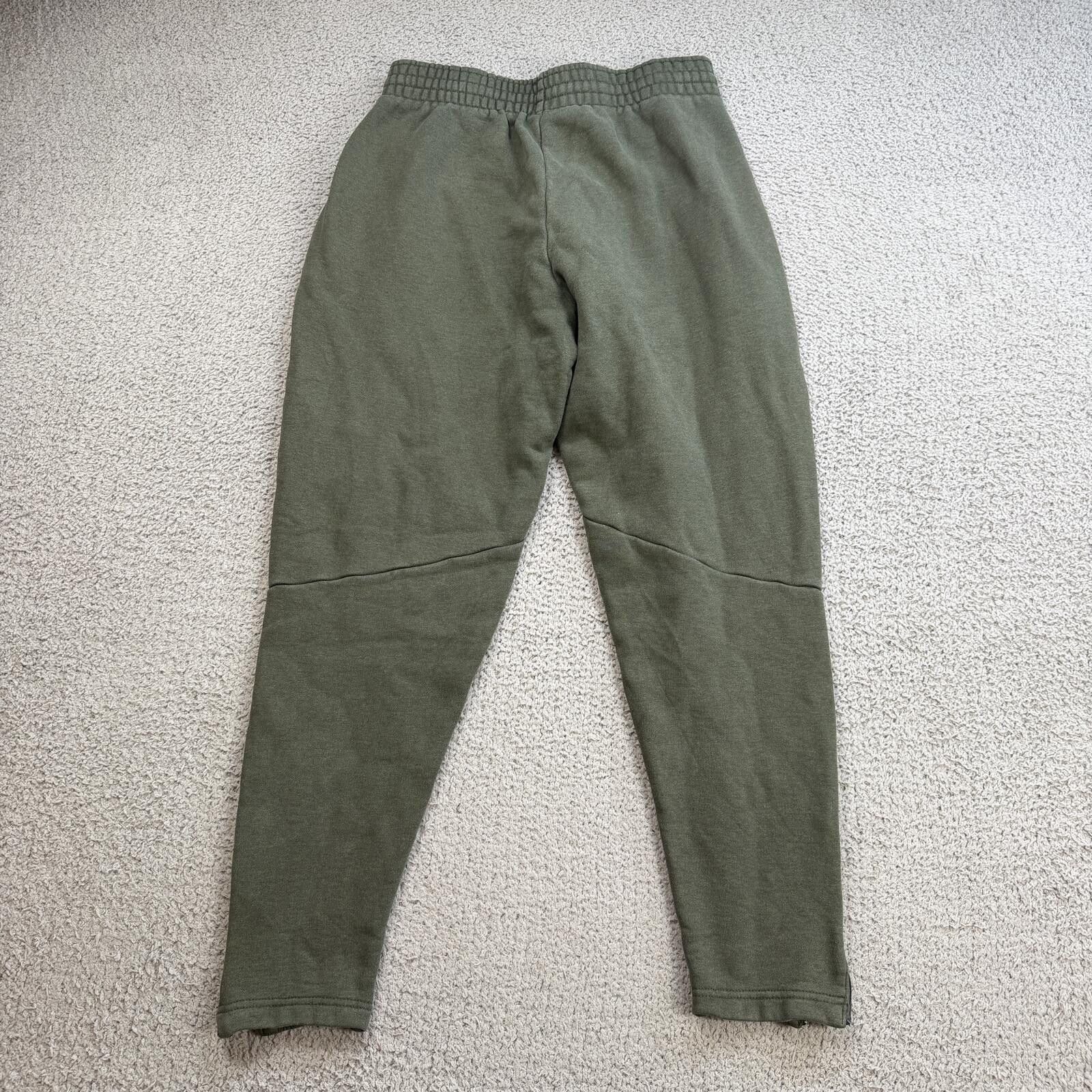 Jordan Brand Jordan Olive Green Fleece Jogger Sweatpants Mens S Zip Ankle Size US 30 / EU 46 - 2 Thumbnail