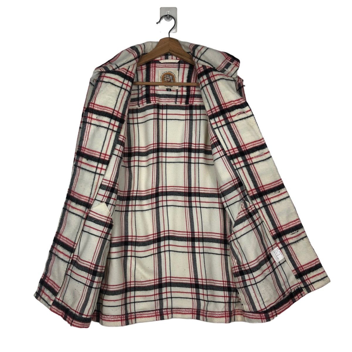 Japanese Brand 🔥Vintage Wool Shirt Flannel Jacket Mozz Tartan Design Size US M / EU 48-50 / 2 - 13 Thumbnail