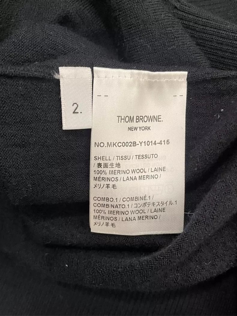 Thom Browne Thom Browne size2 Blue wool sweater Size US M / EU 48-50 / 2 - 6 Thumbnail