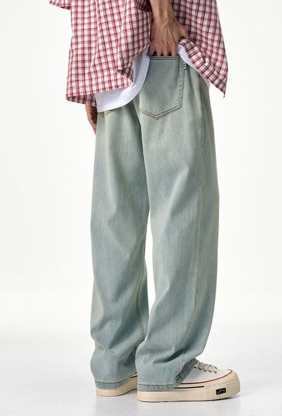 Japanese Brand Men's Clanfit Straight Leg Vintage Distressed Jeans Size US 32 / EU 48 - 4 Thumbnail