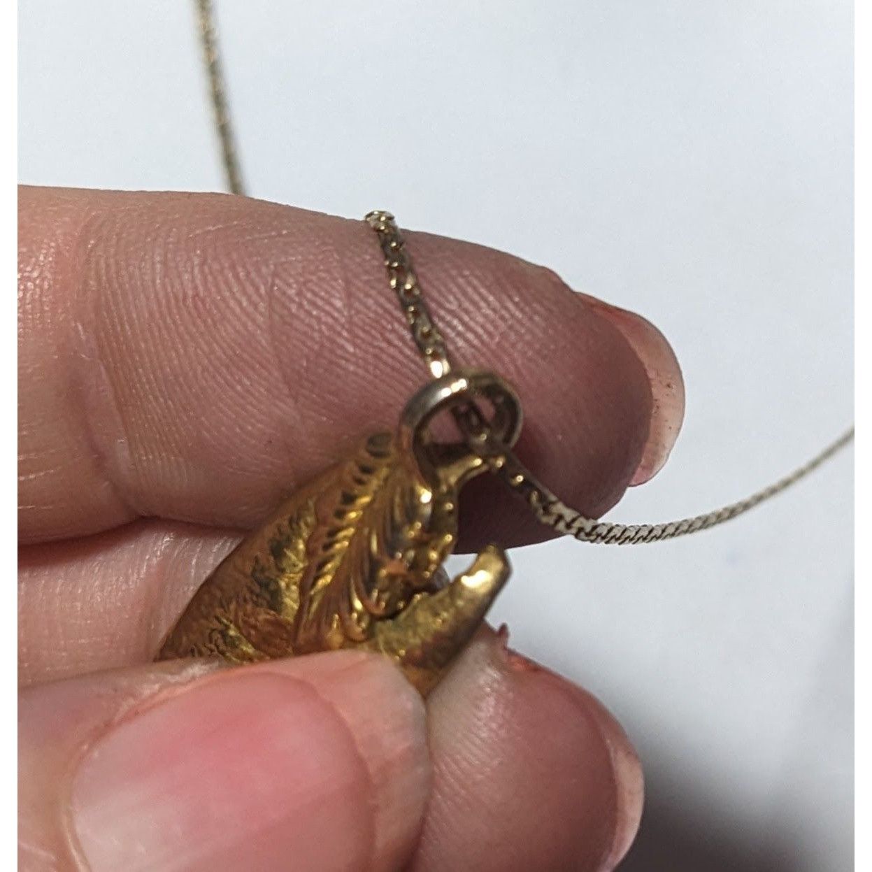 Other Vintage Gold Electroplated Natural Leaf Necklace Size ONE SIZE - 8 Thumbnail