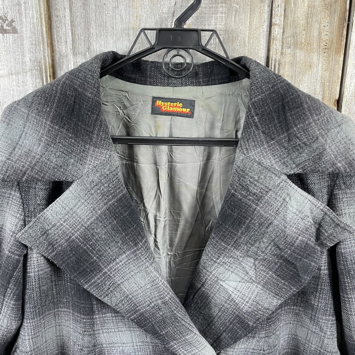 Hysteric Glamour × Japanese Brand × Vintage Vintage Hysteric Glamour Long Trench Coat Wool Jacket Size US XS / EU 42 / 0 - 3 Thumbnail