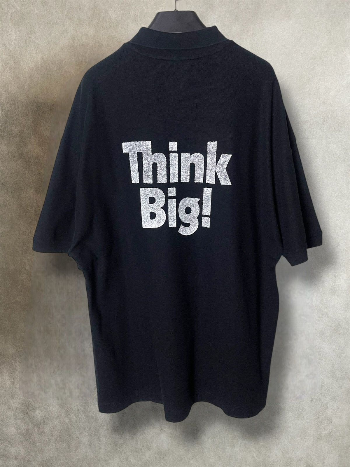 SS18 Balenciaga “THINK BIG” polo shirt