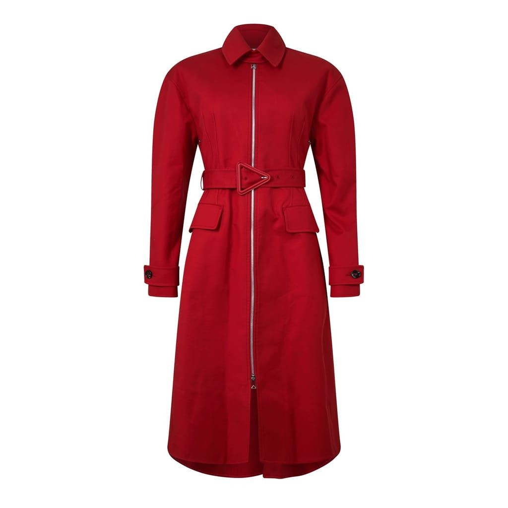 Bottega Veneta Bottega Veneta Regular Fit Coat in Red Size XS / US 0-2 / IT 36-38 - 2 Thumbnail