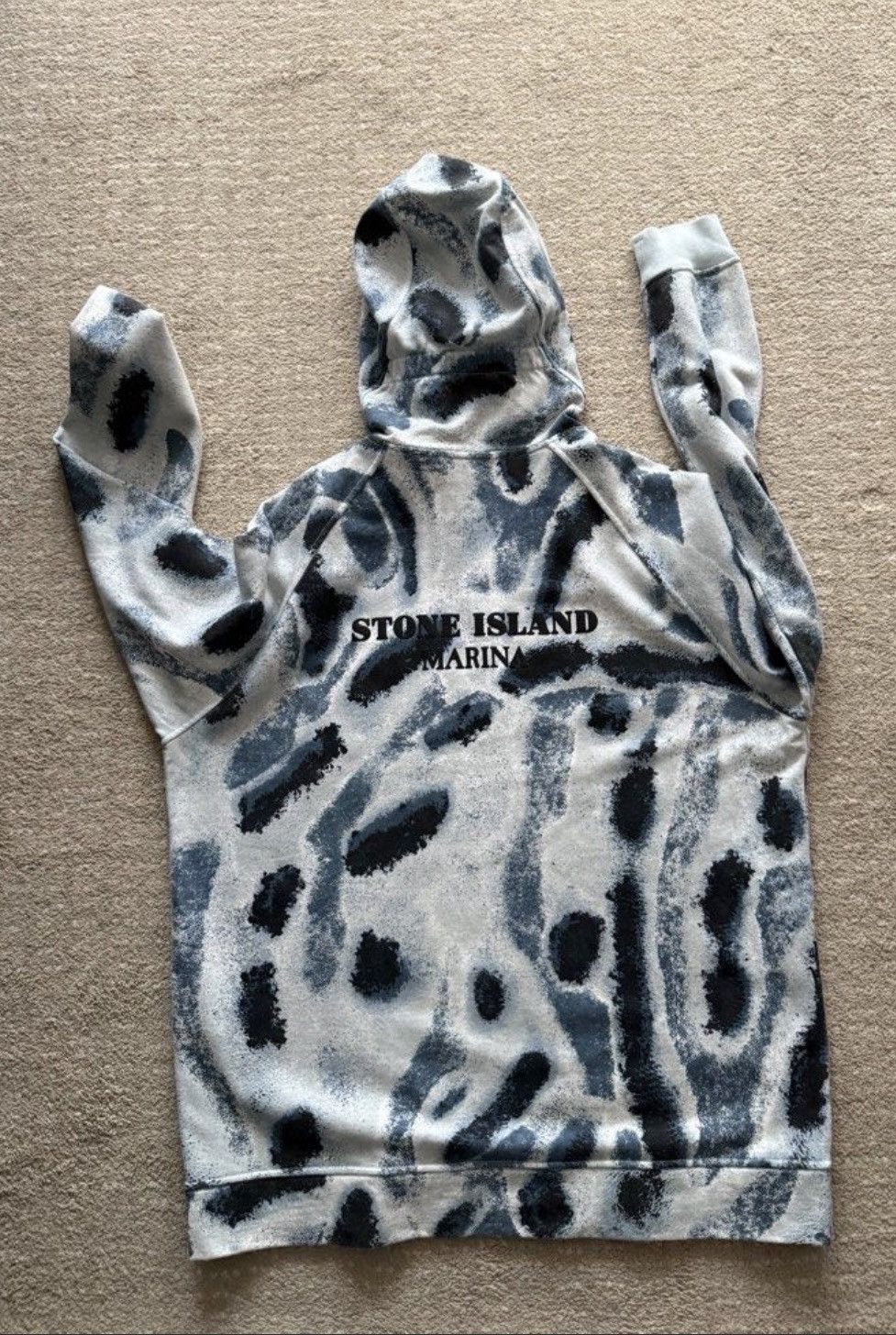 Stone Island Stone Island Marina Reef Camo Popover Hoodie - Aqua Size US XL / EU 56 / 4 - 3 Thumbnail