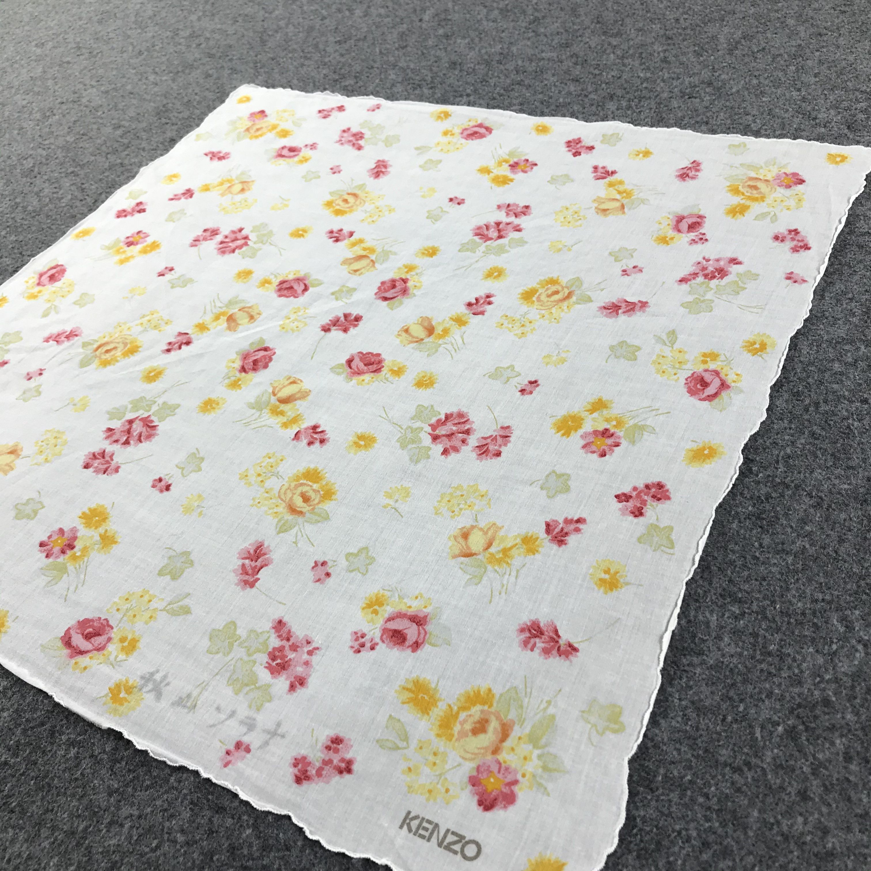 Kenzo × Vintage Kenzo Handkerchief Neckerchief Bandana H184 Size ONE SIZE - 5 Thumbnail