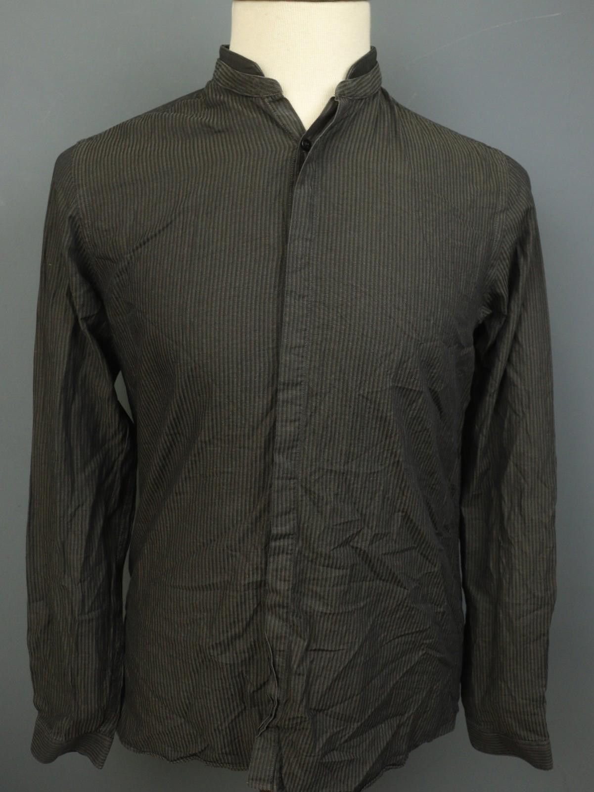 The Kooples The Kooples Brown Striped Cotton Fit Button Up Shirt Size L Size US L / EU 52-54 / 3 - 1 Thumbnail