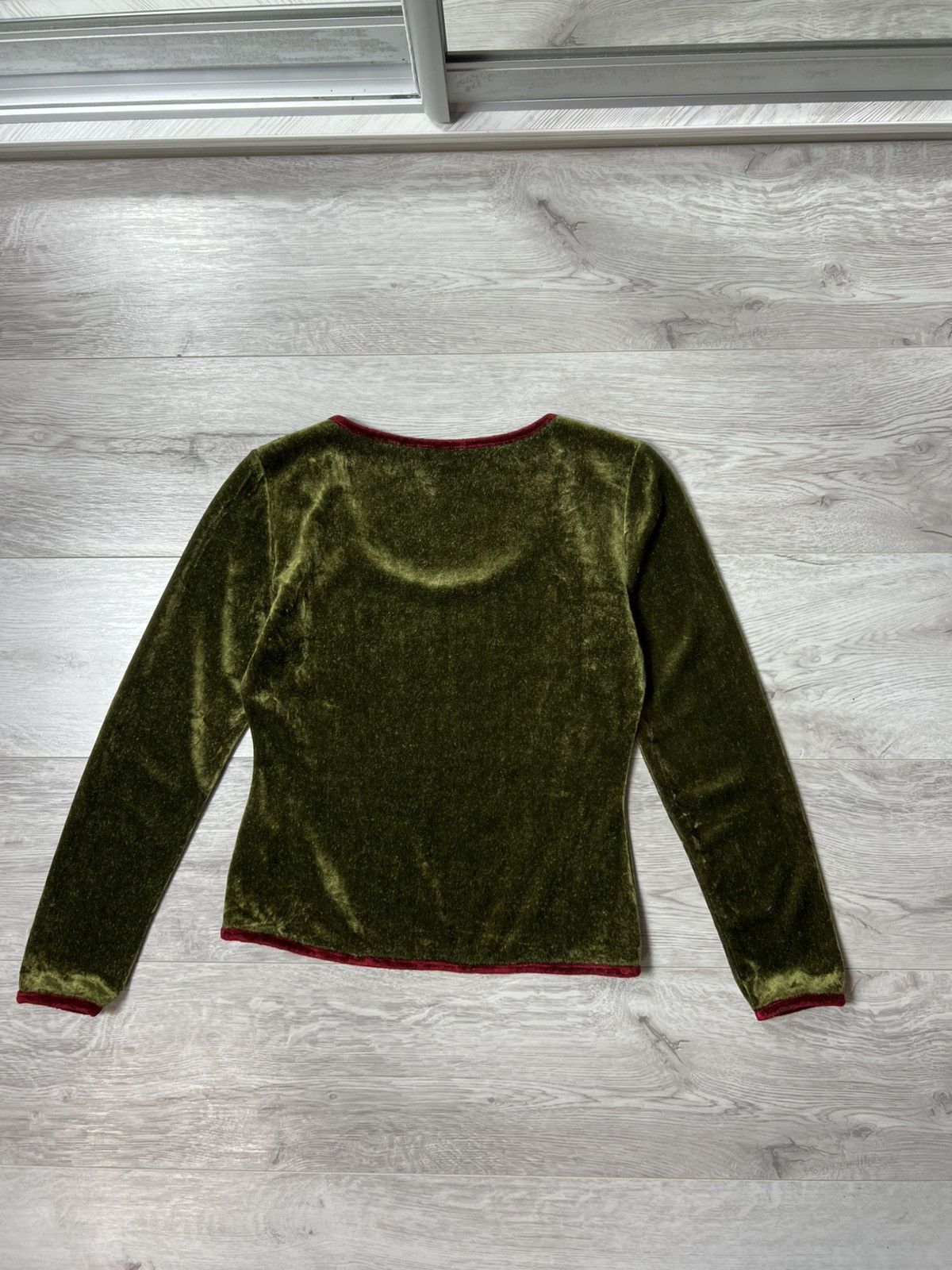 Etro Rare Etro Milano Velour Top Blouse Long Sleeve Size 42 Size M / US 6-8 / IT 42-44 - 12 Thumbnail